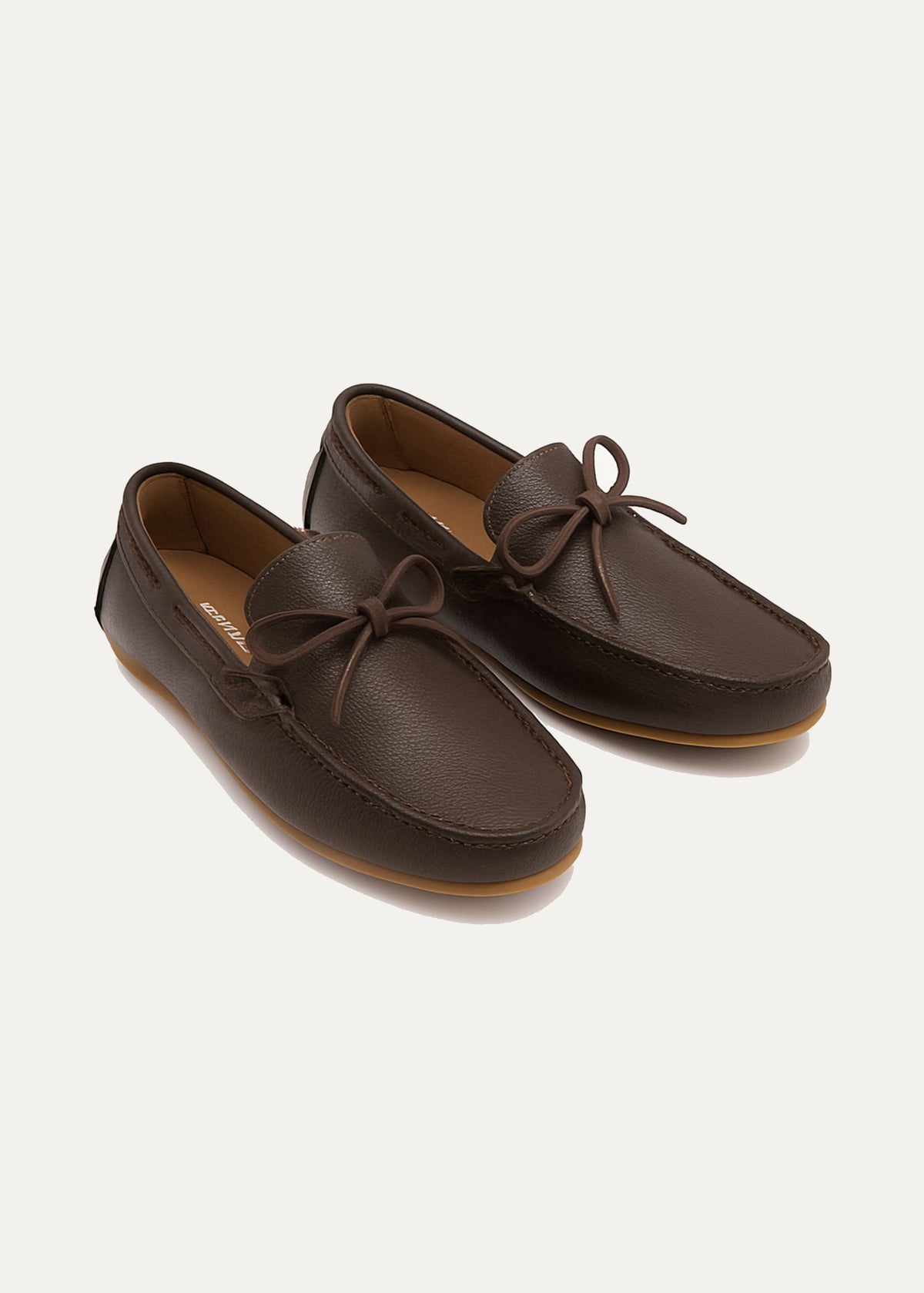 Leather Boat Shoe III — Brown