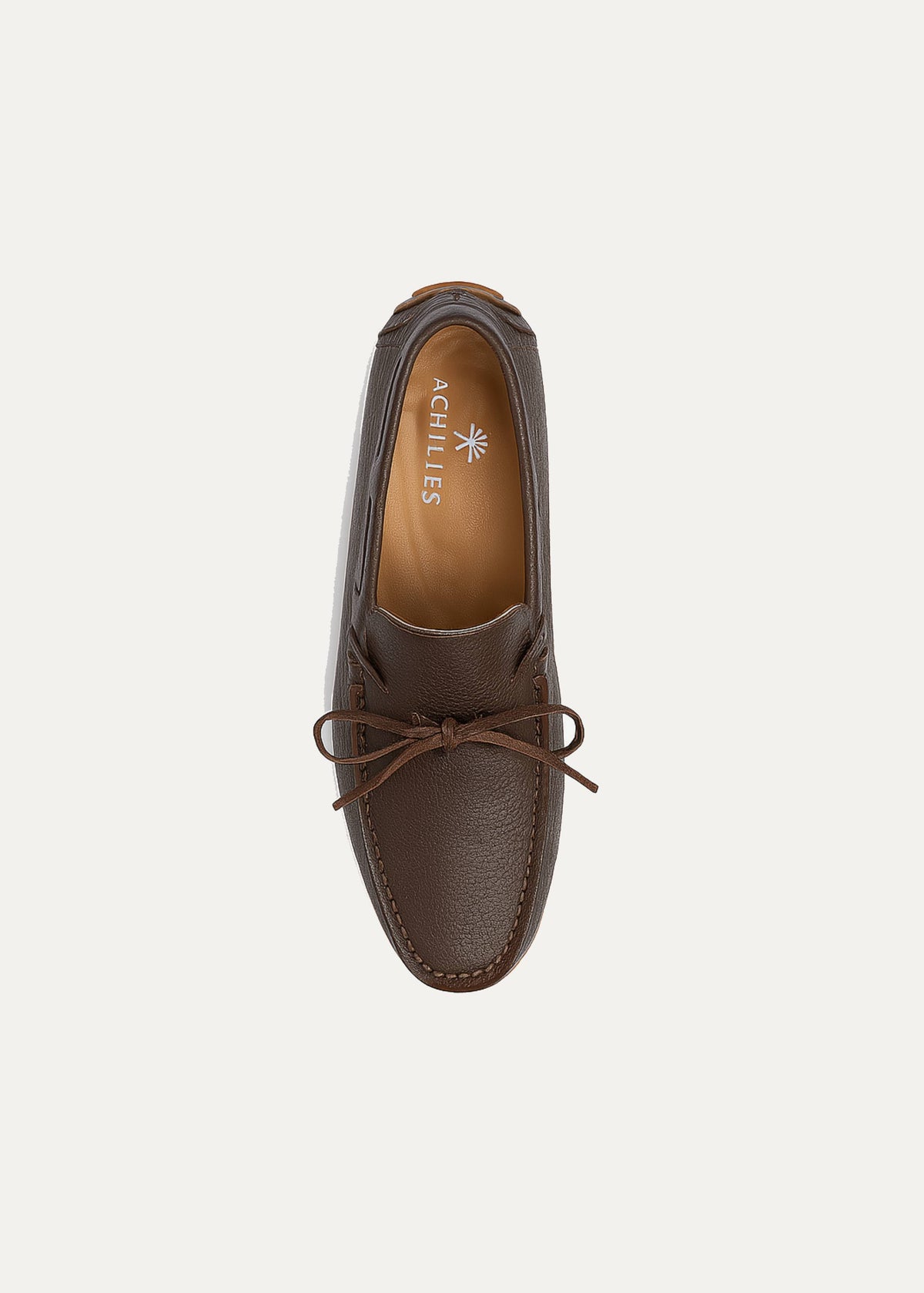 Leather Boat Shoe III — Brown