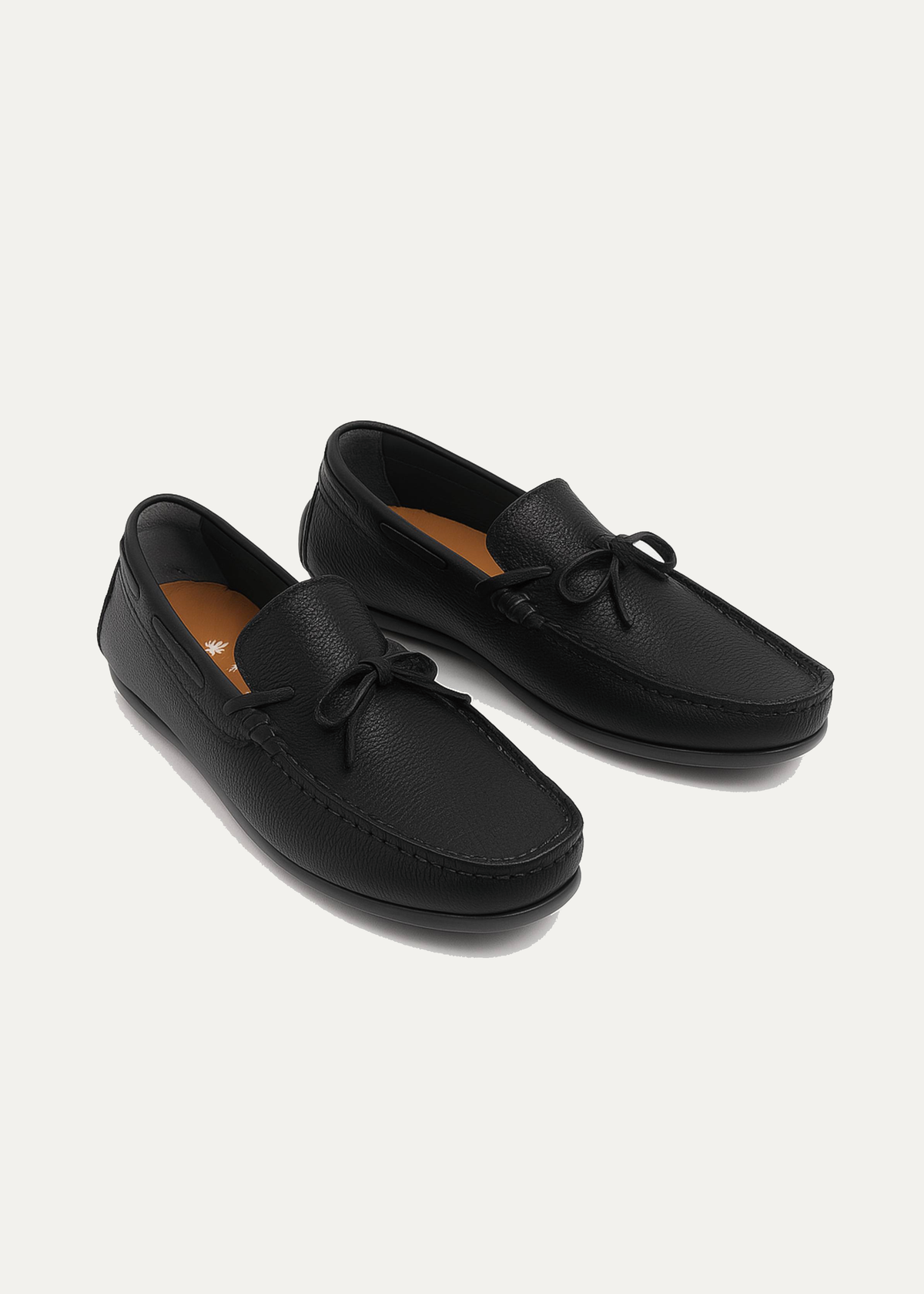 Leather Boat Shoe III — Black