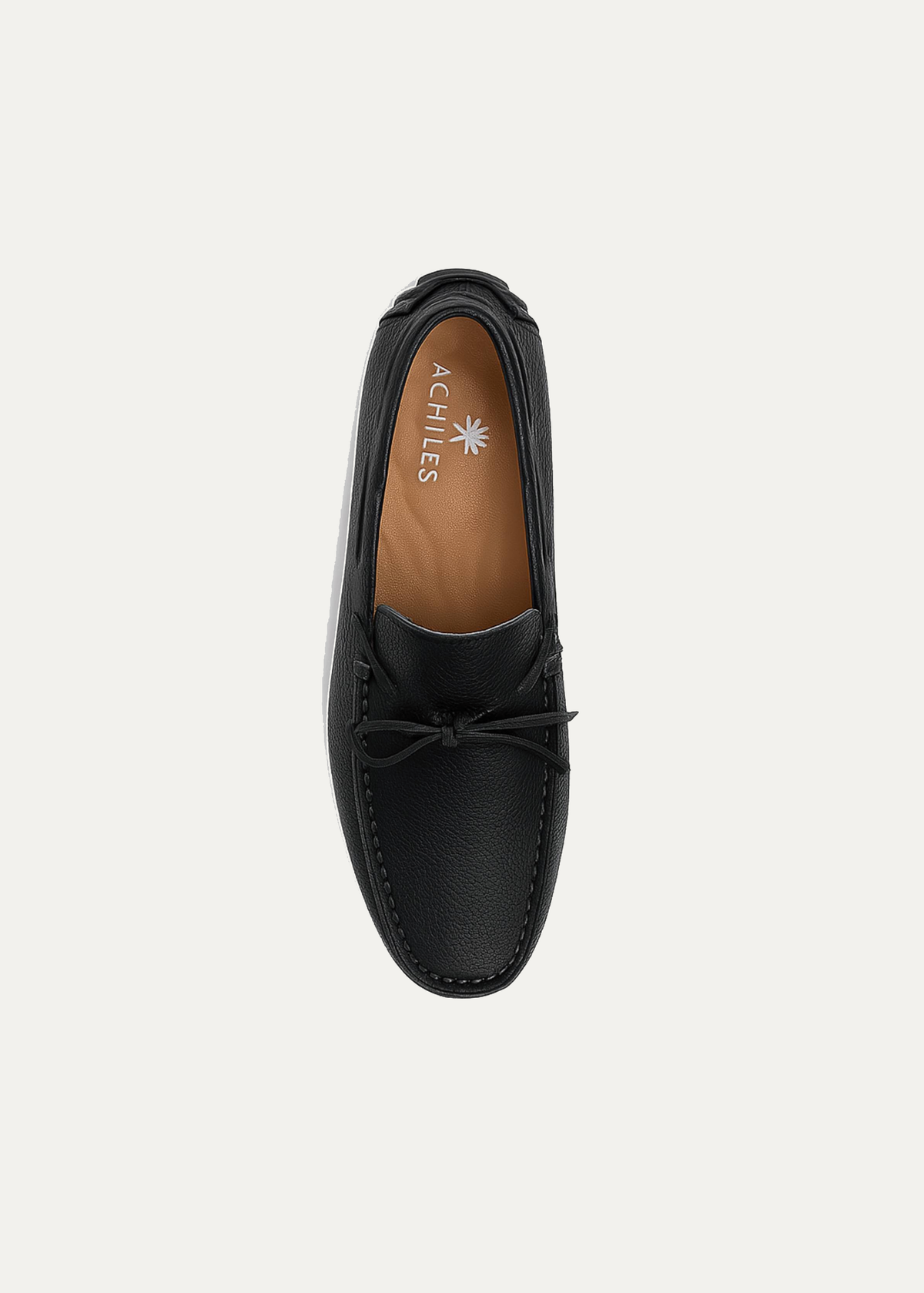 Leather Boat Shoe III — Black