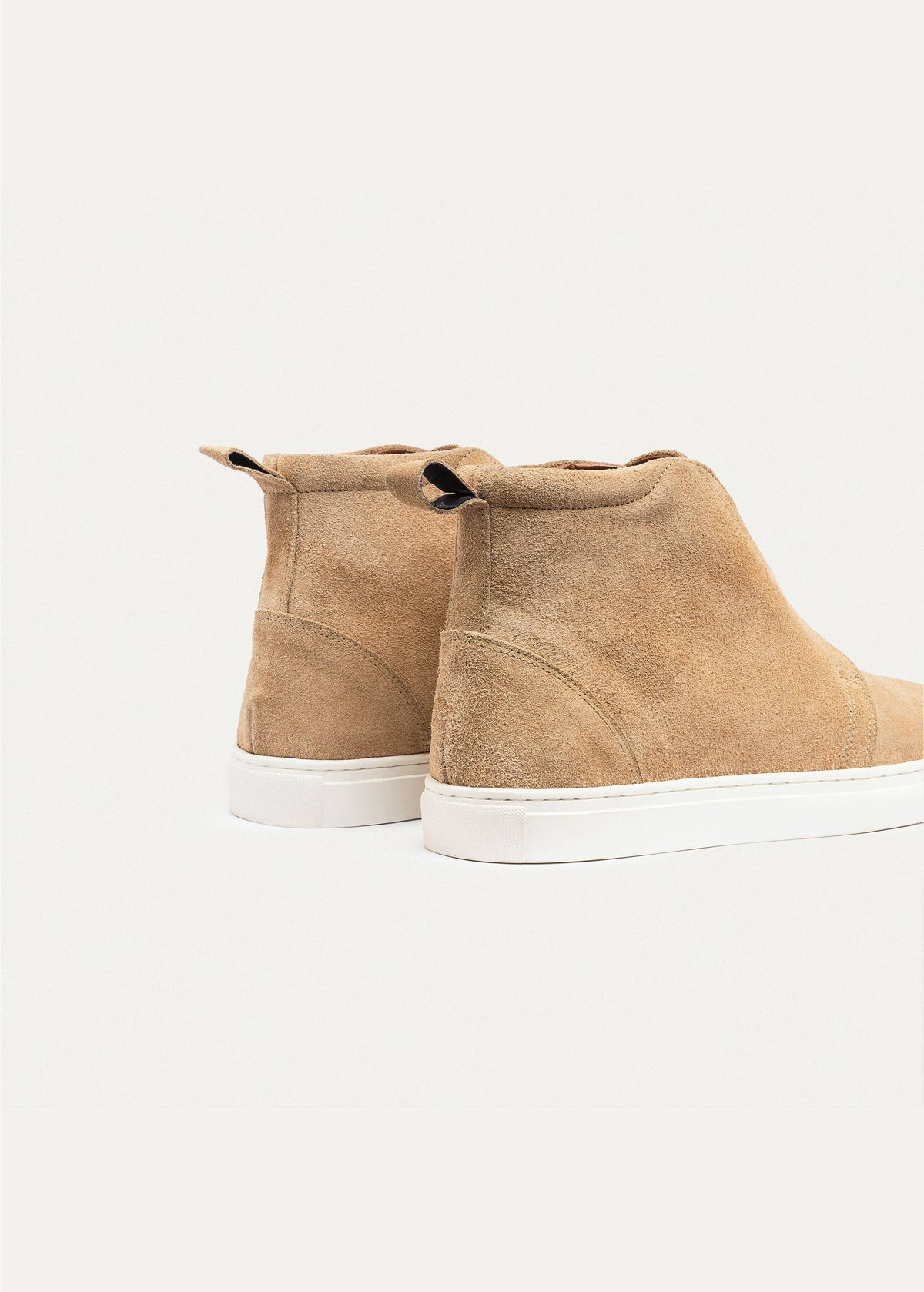 Urban Suede Sneaker Boot — Beige