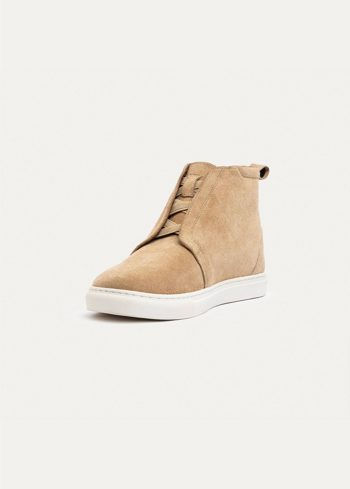 Urban Suede Sneaker Boot — Beige