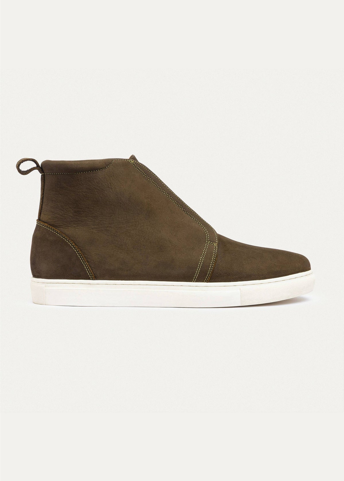 Urban Suede Sneaker Boot — Olive