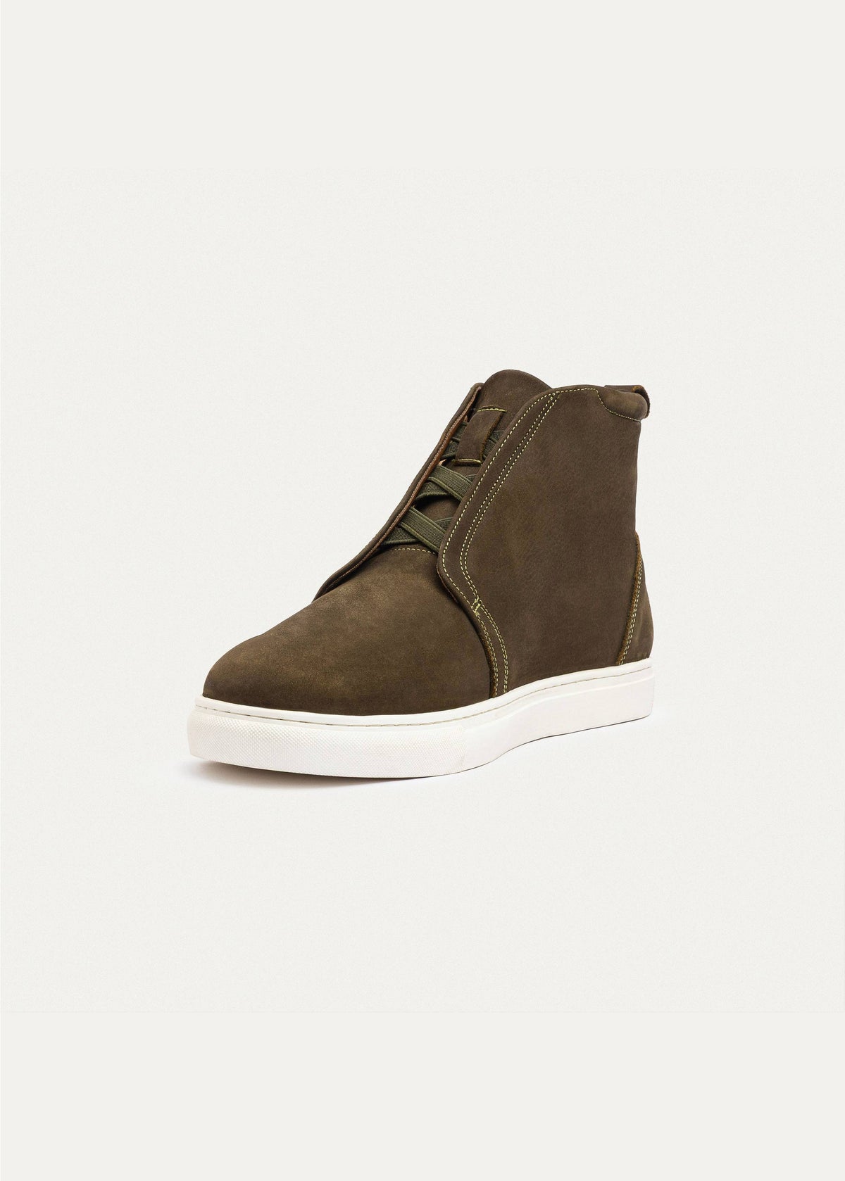 Urban Suede Sneaker Boot — Olive