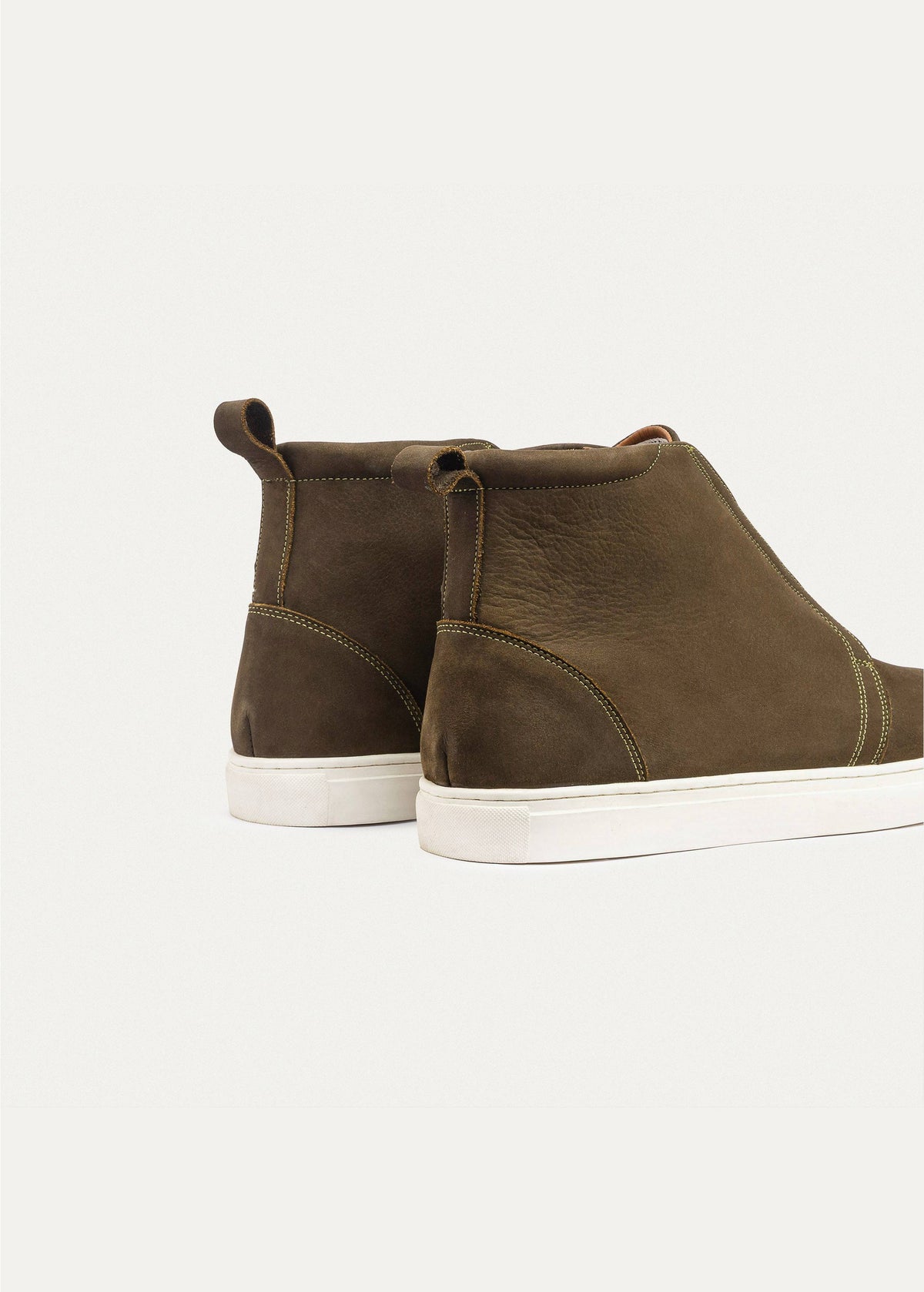 Urban Suede Sneaker Boot — Olive
