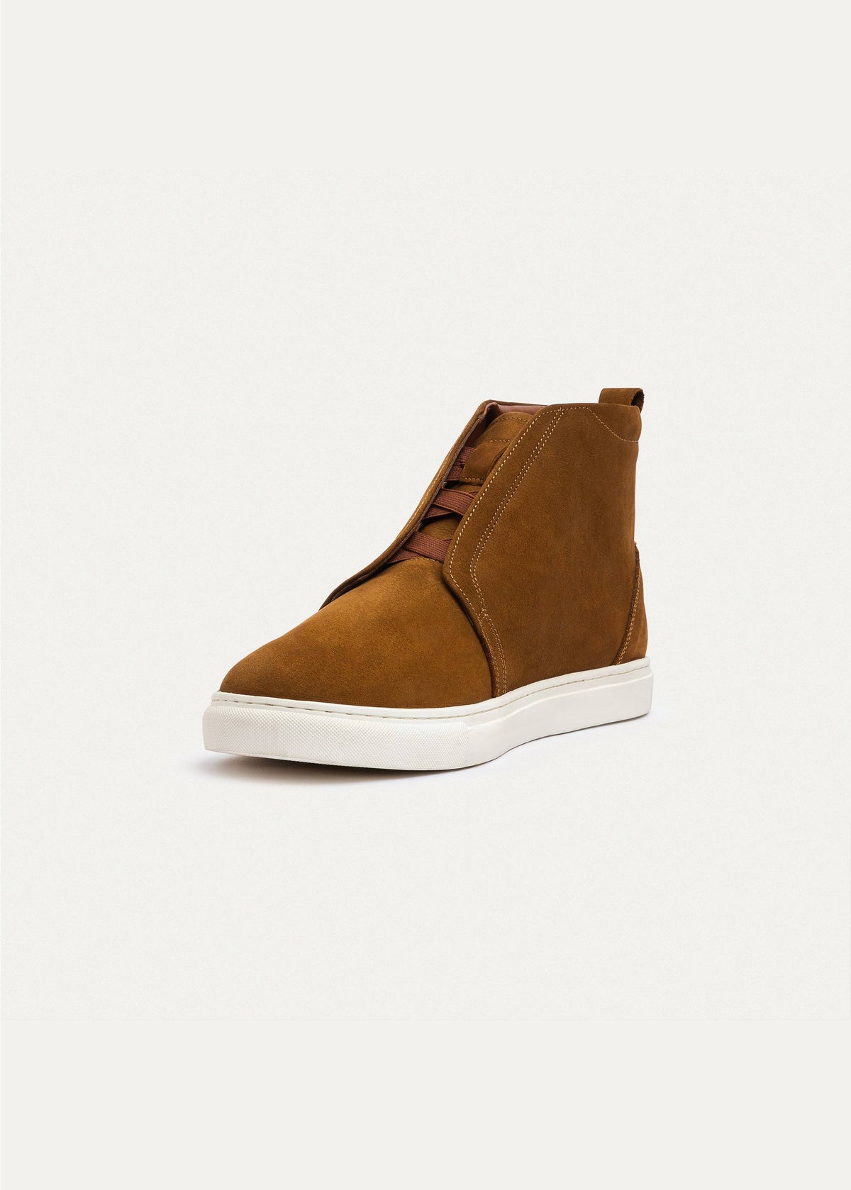 Urban Suede Sneaker Boot — Brown
