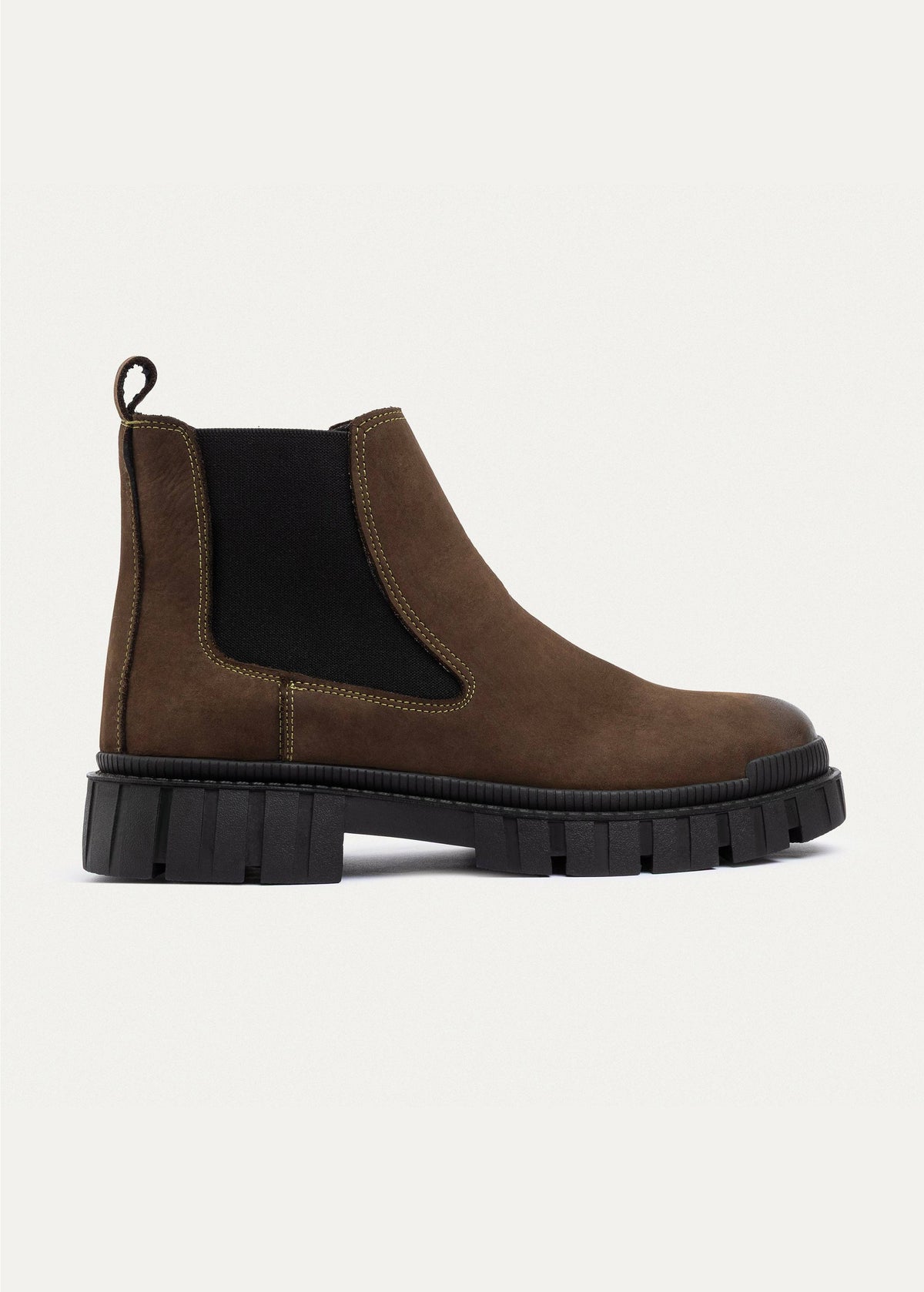 Leather Chelsea Boot — Olive