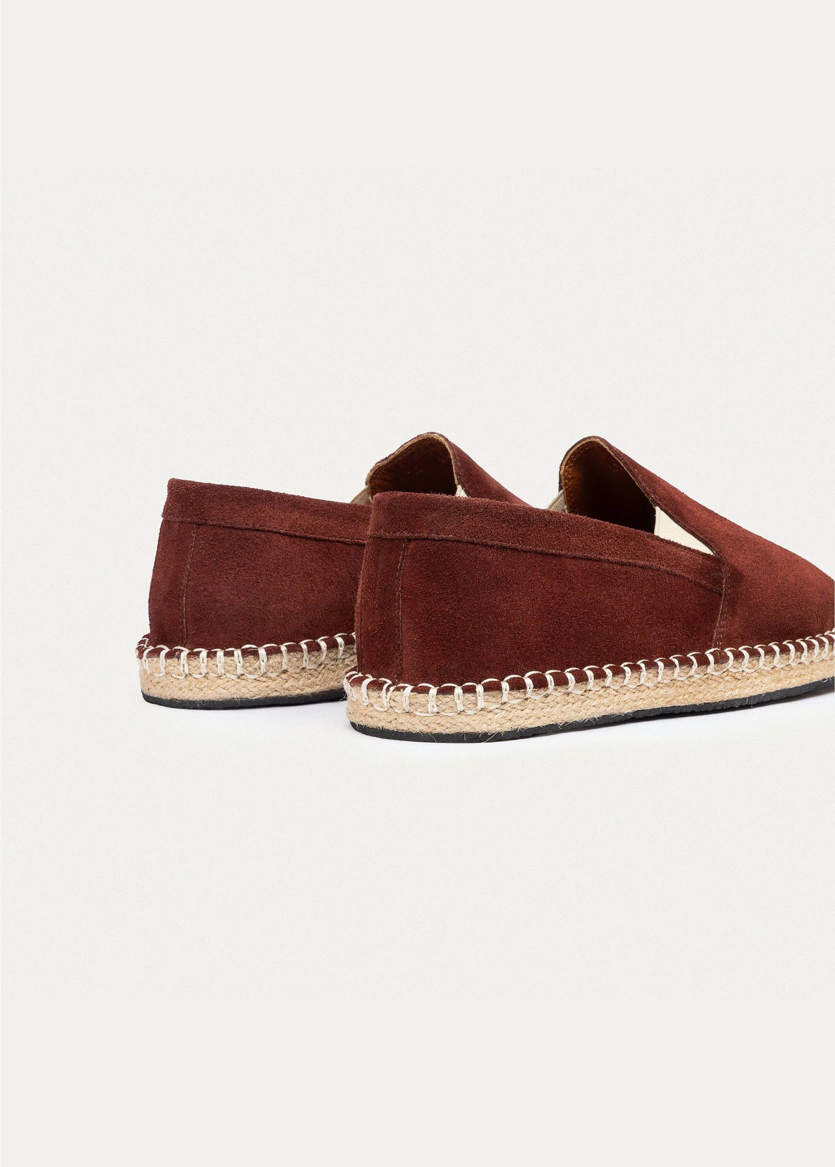 Suede Espadrille — Oxblood