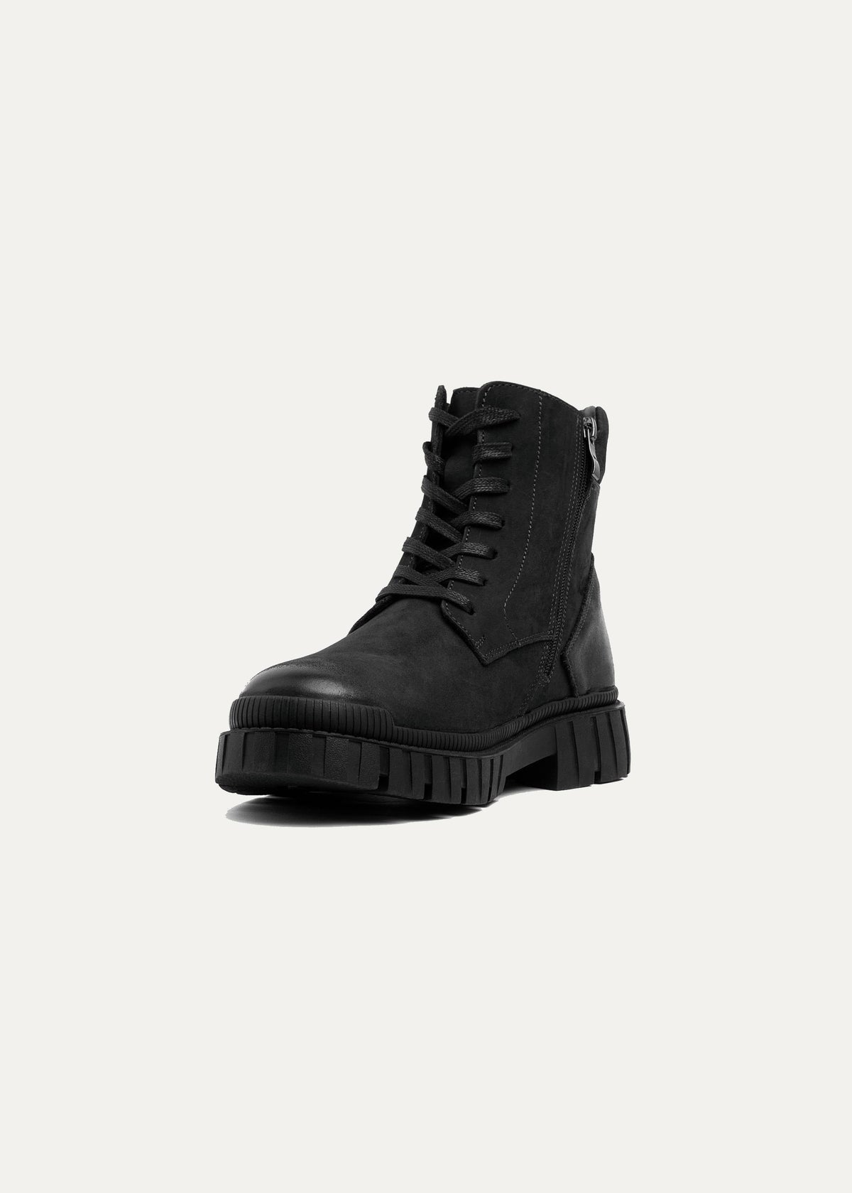 Leather Trail Boot — Black