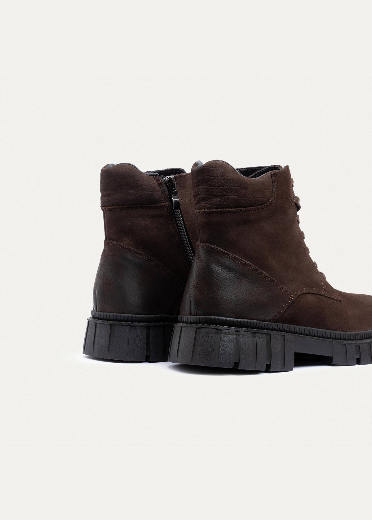 Leather Trail Boot — Brown