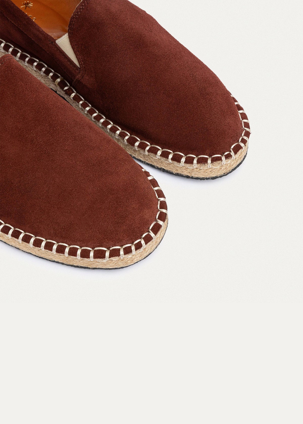 Suede Espadrille — Oxblood