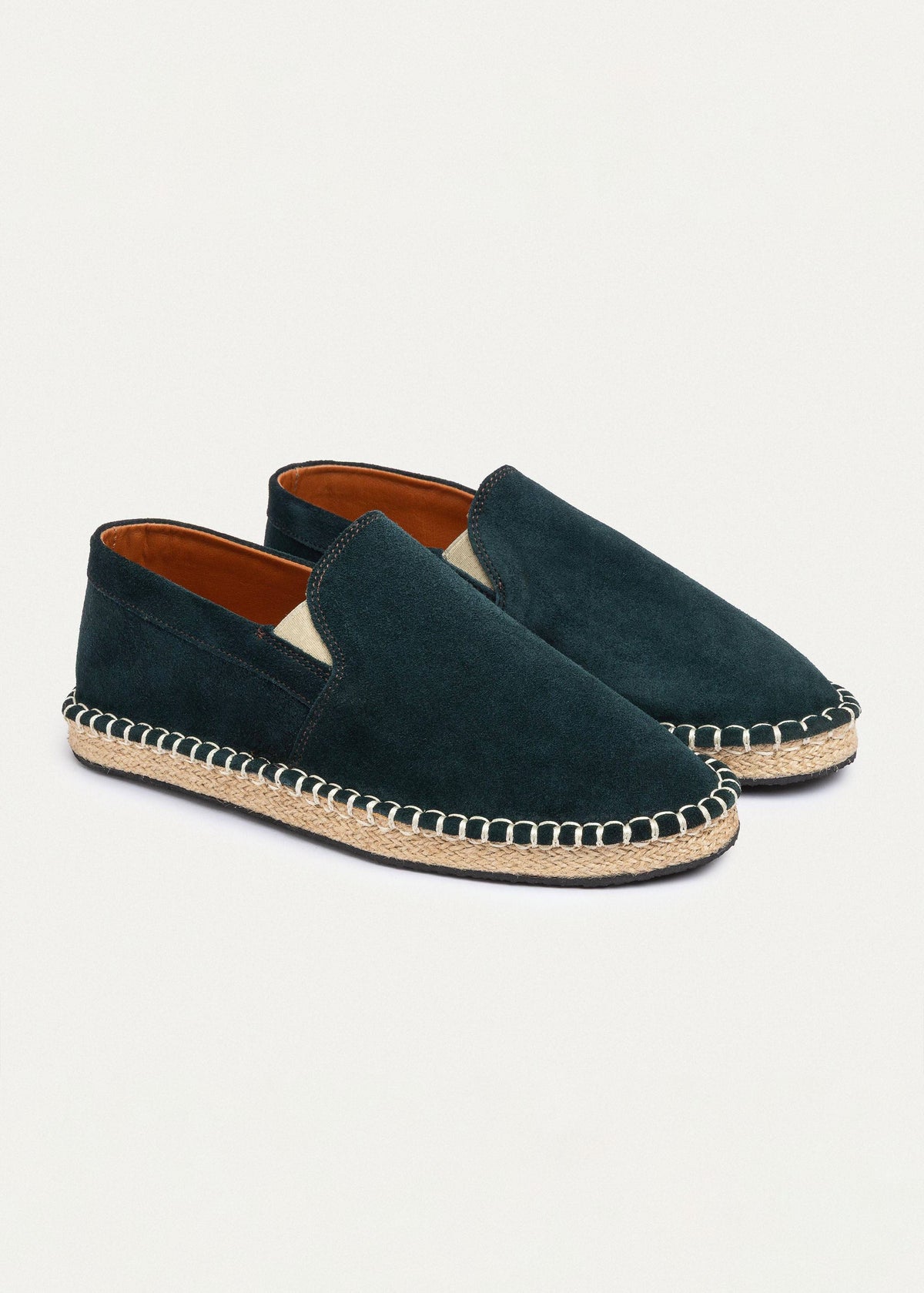 Suede Espadrille — Green