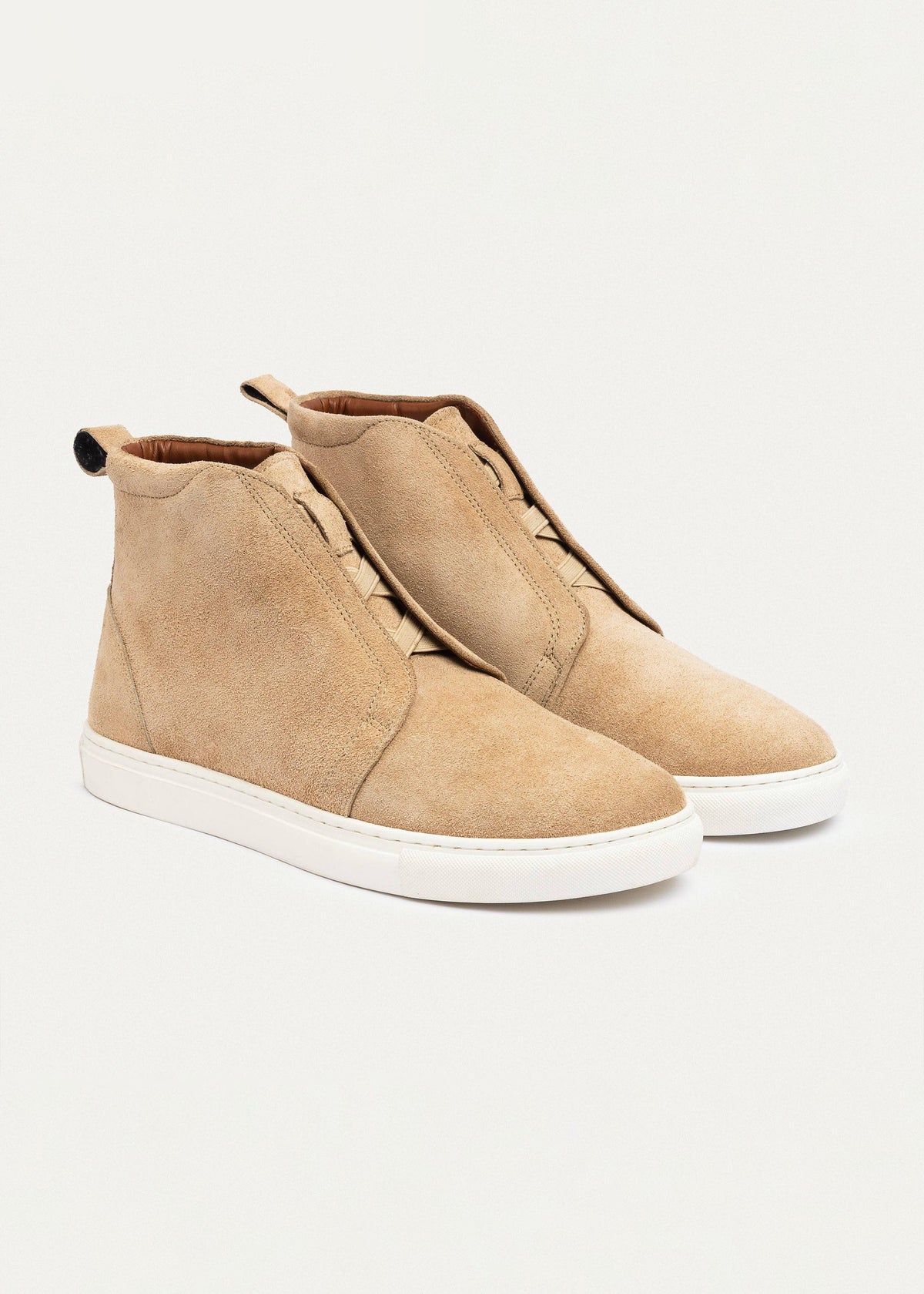Urban Suede Sneaker Boot — Beige