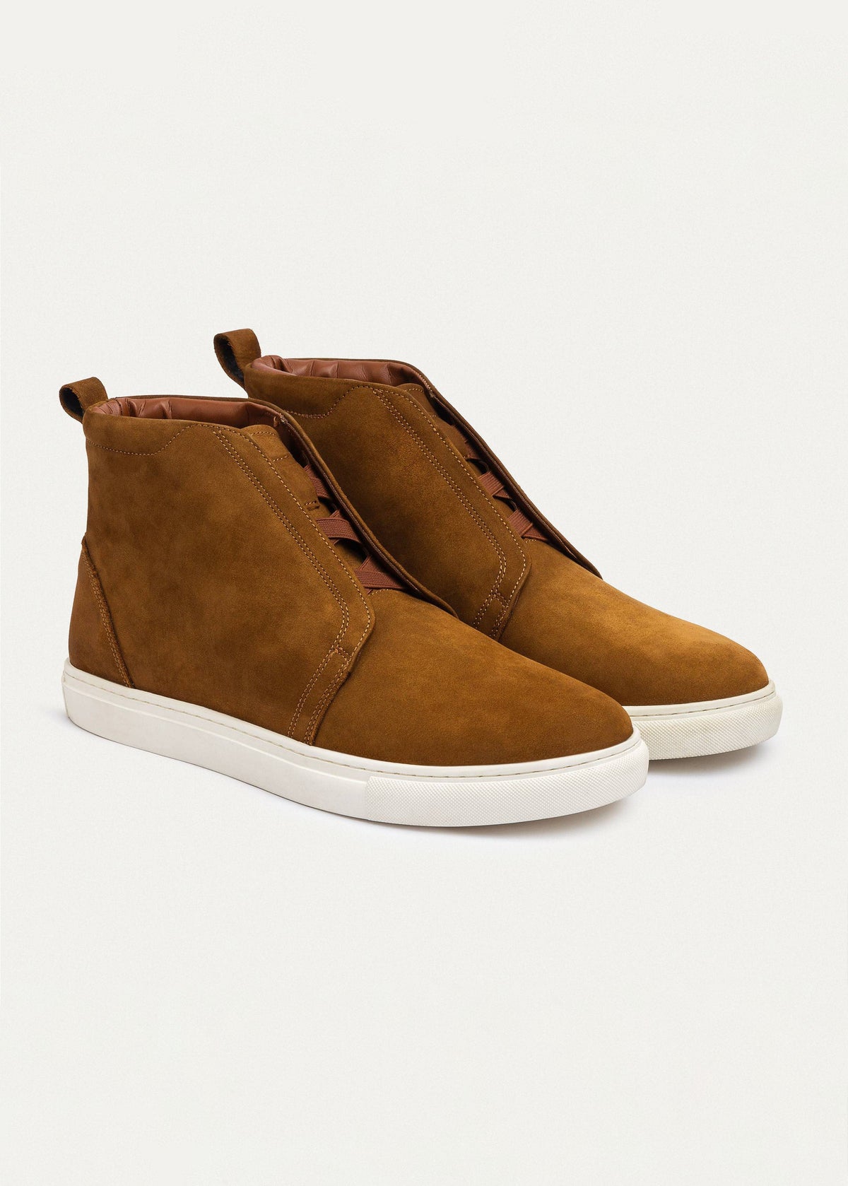 Urban Suede Sneaker Boot — Brown