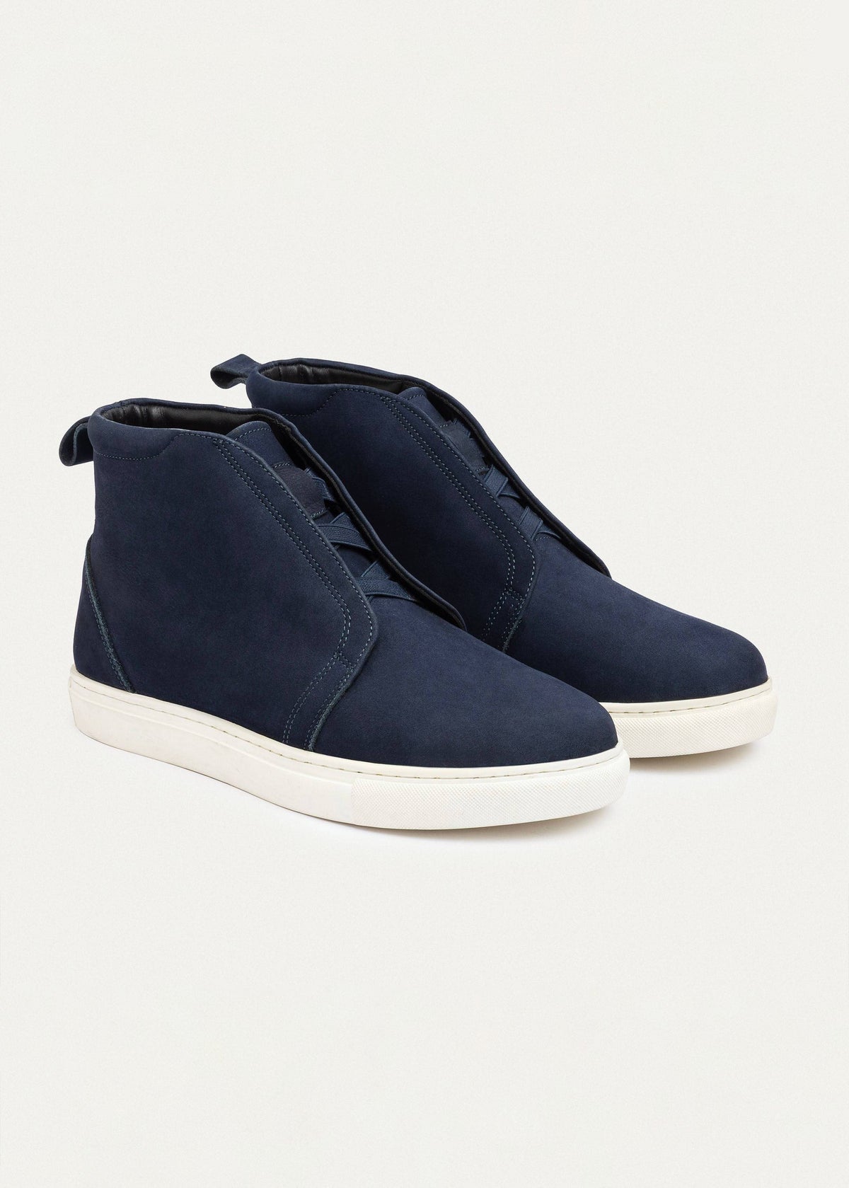 Urban Suede Sneaker Boot — Navy Blue
