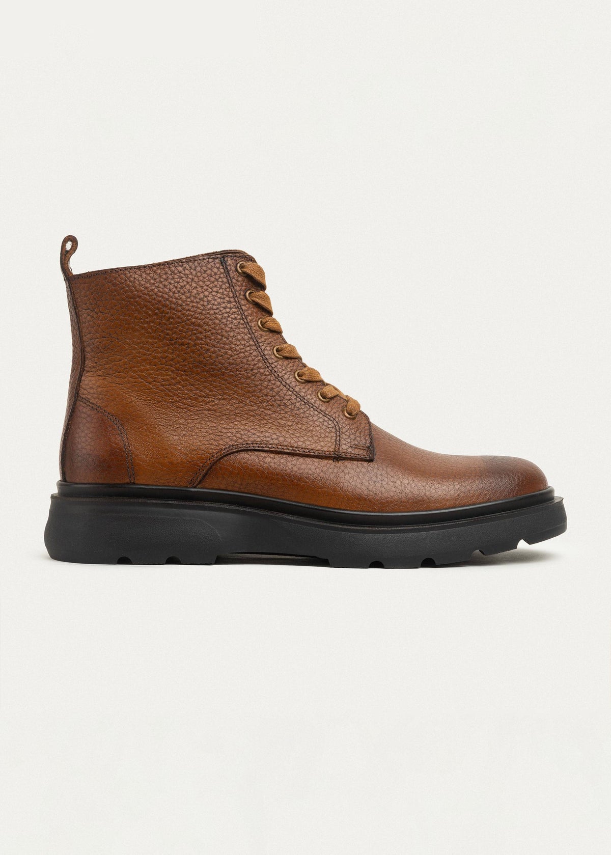 The Stompers Genuine Leather Half Boots — Textured Havan