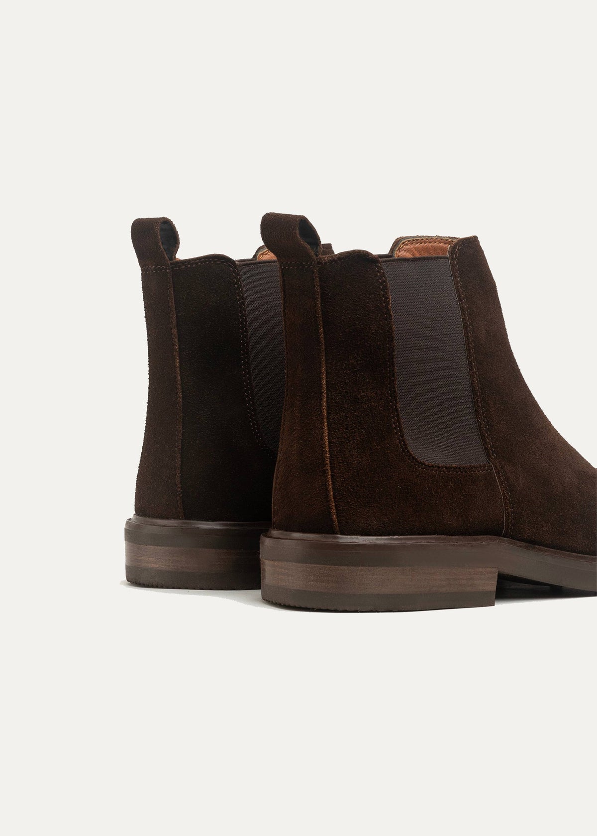 Premium Suede Chelsea Boot — Brown