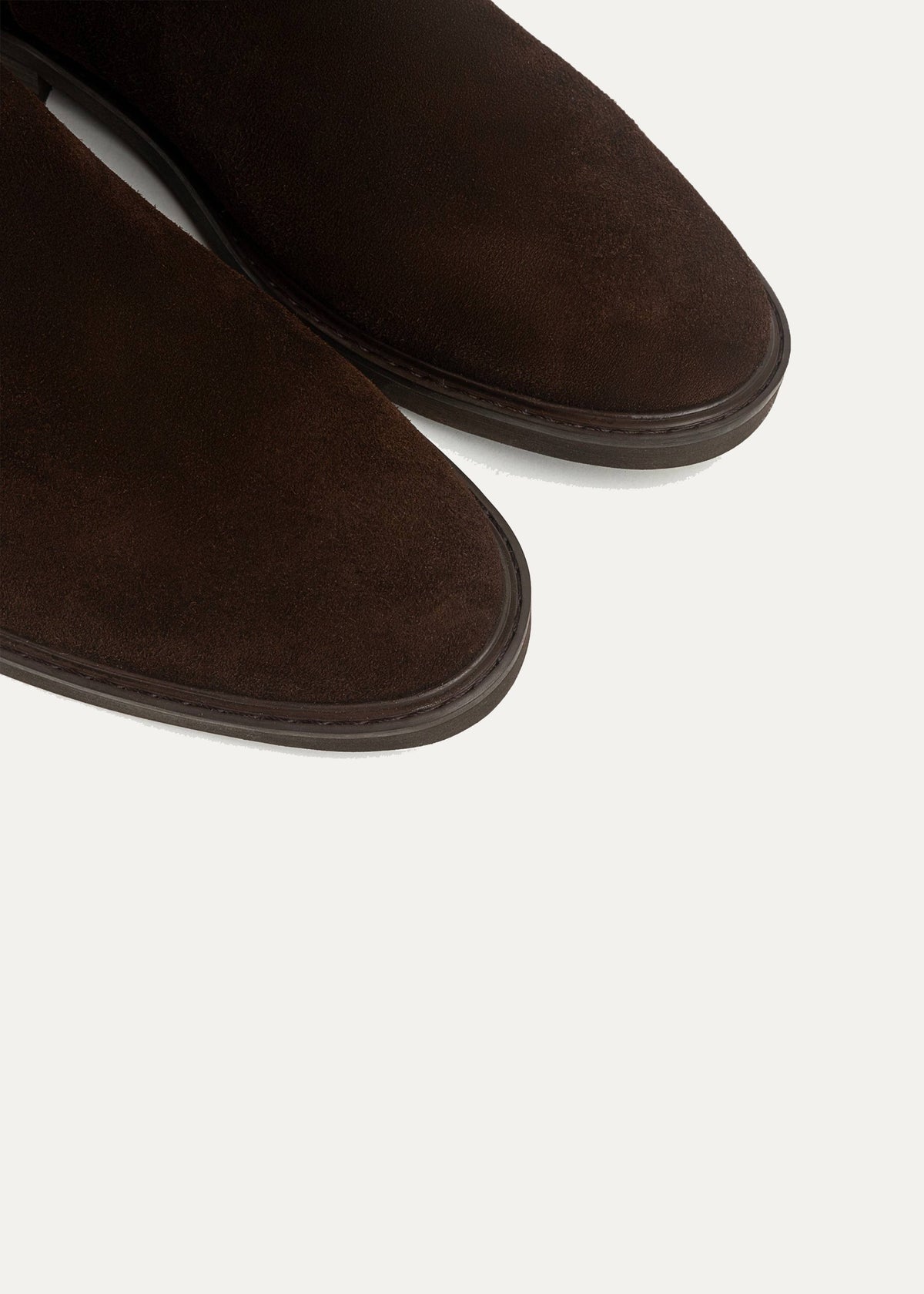 Premium Suede Chelsea Boot — Brown