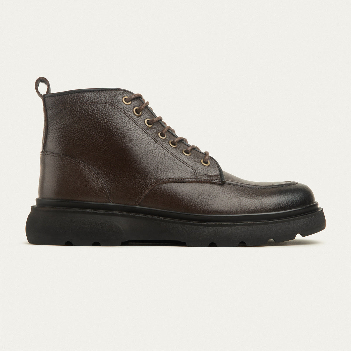 Leather Half Boot — Dark Brown