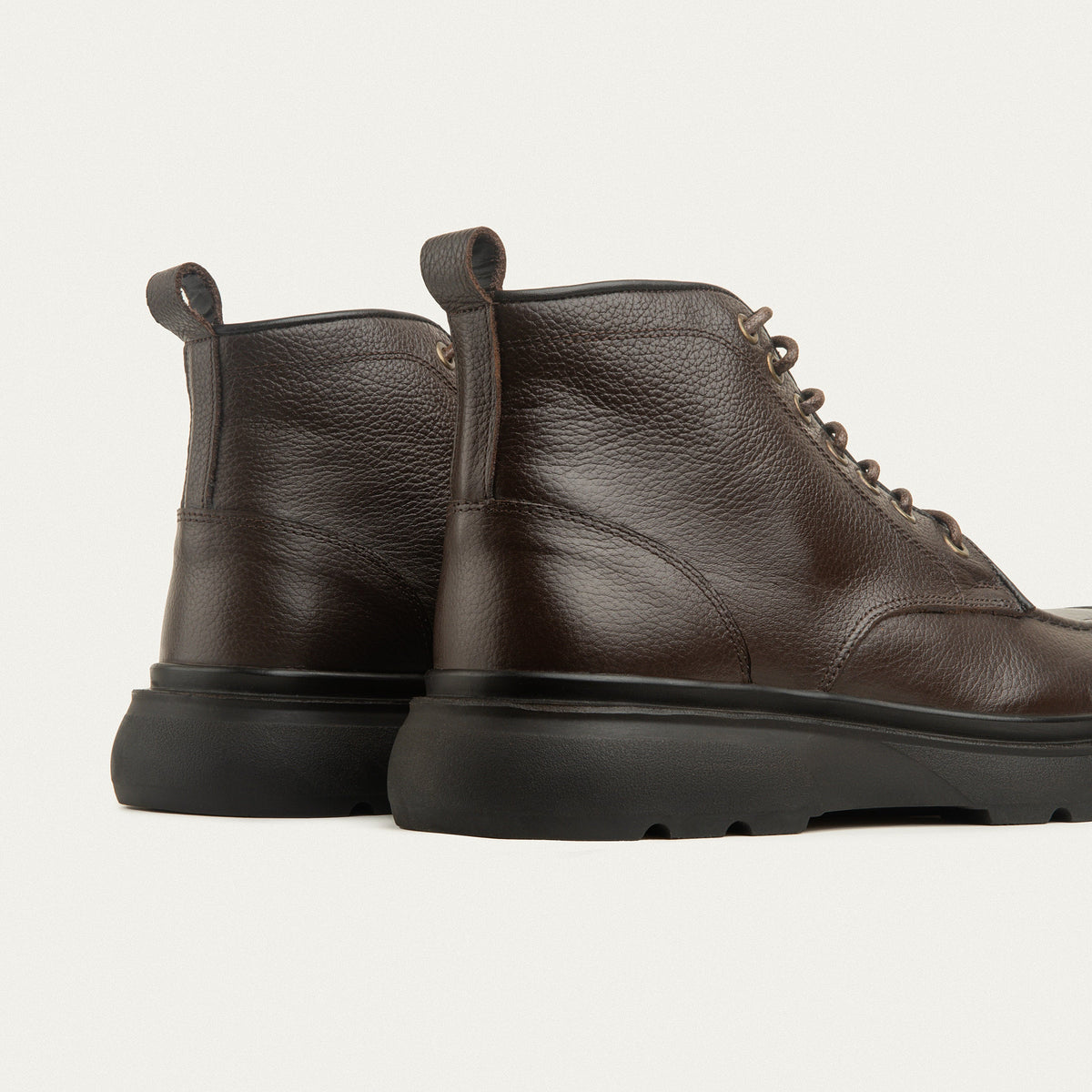 Leather Half Boot — Dark Brown