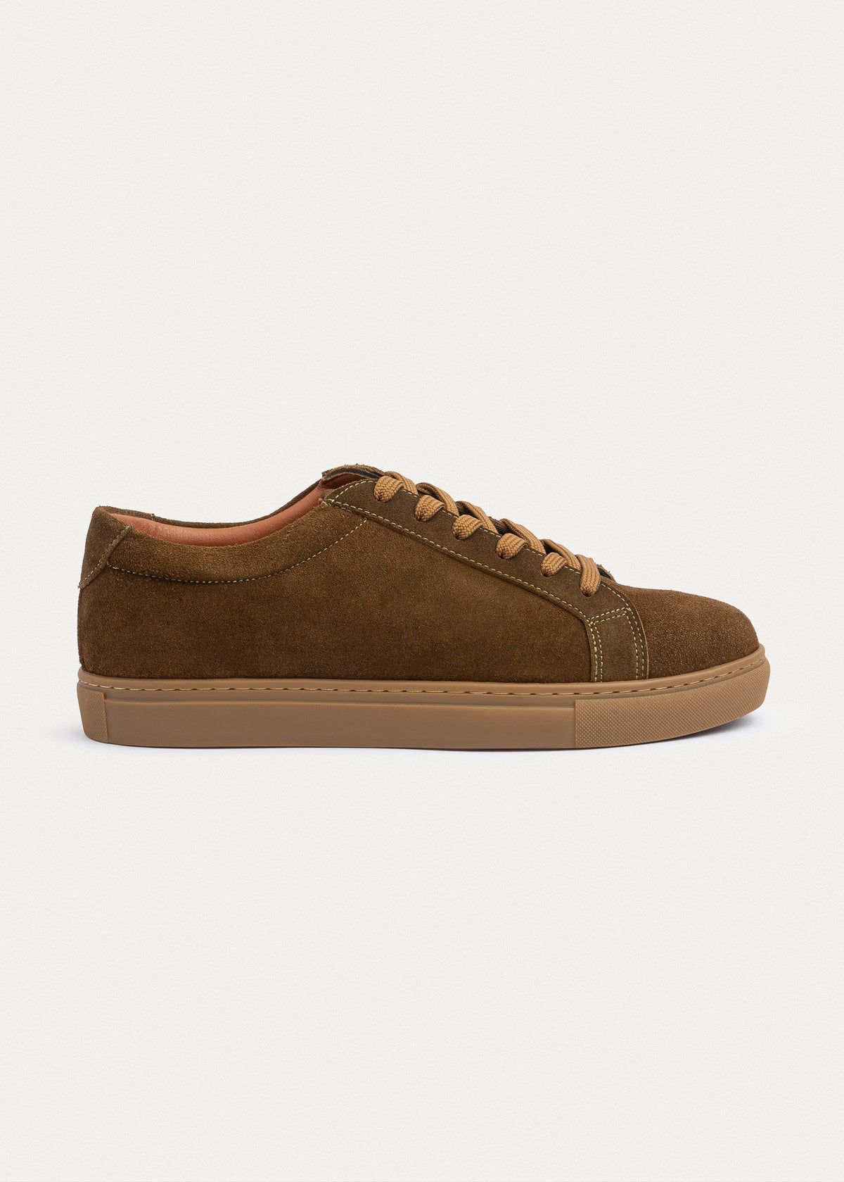 Leather Comfort Sneaker — Olive