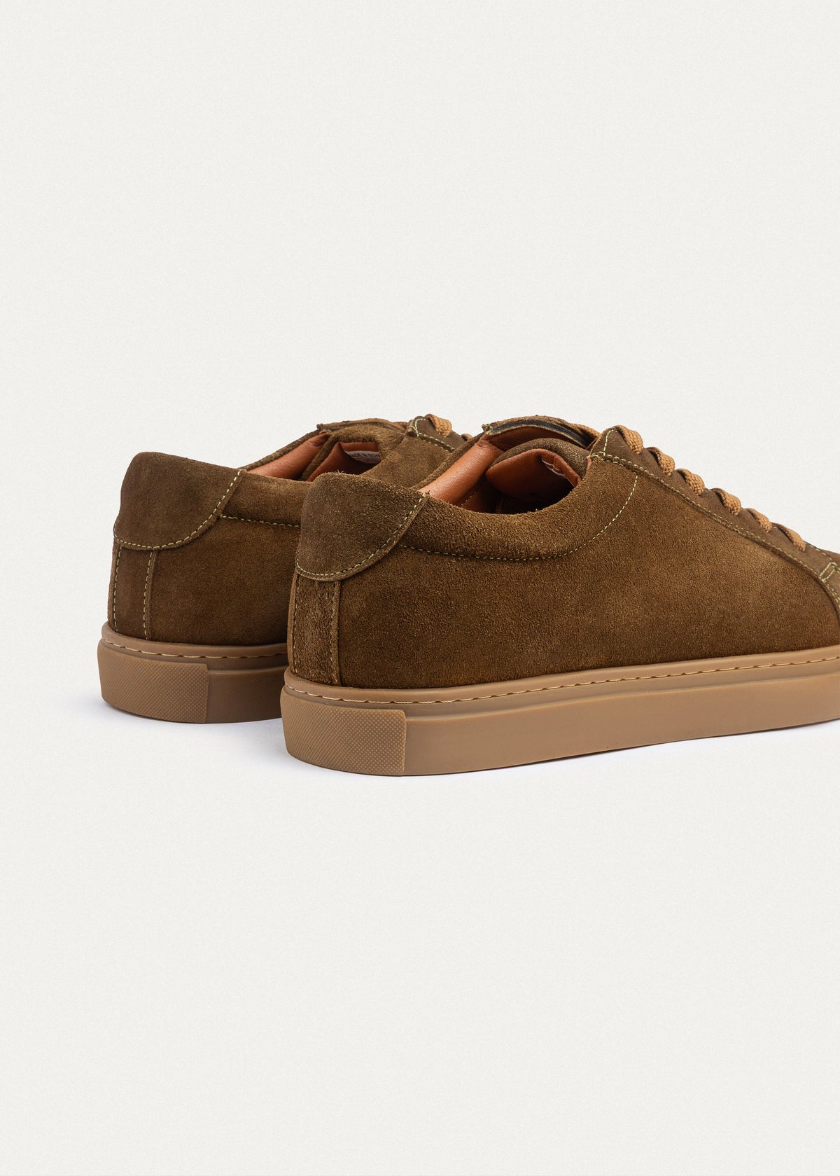 Leather Comfort Sneaker — Olive