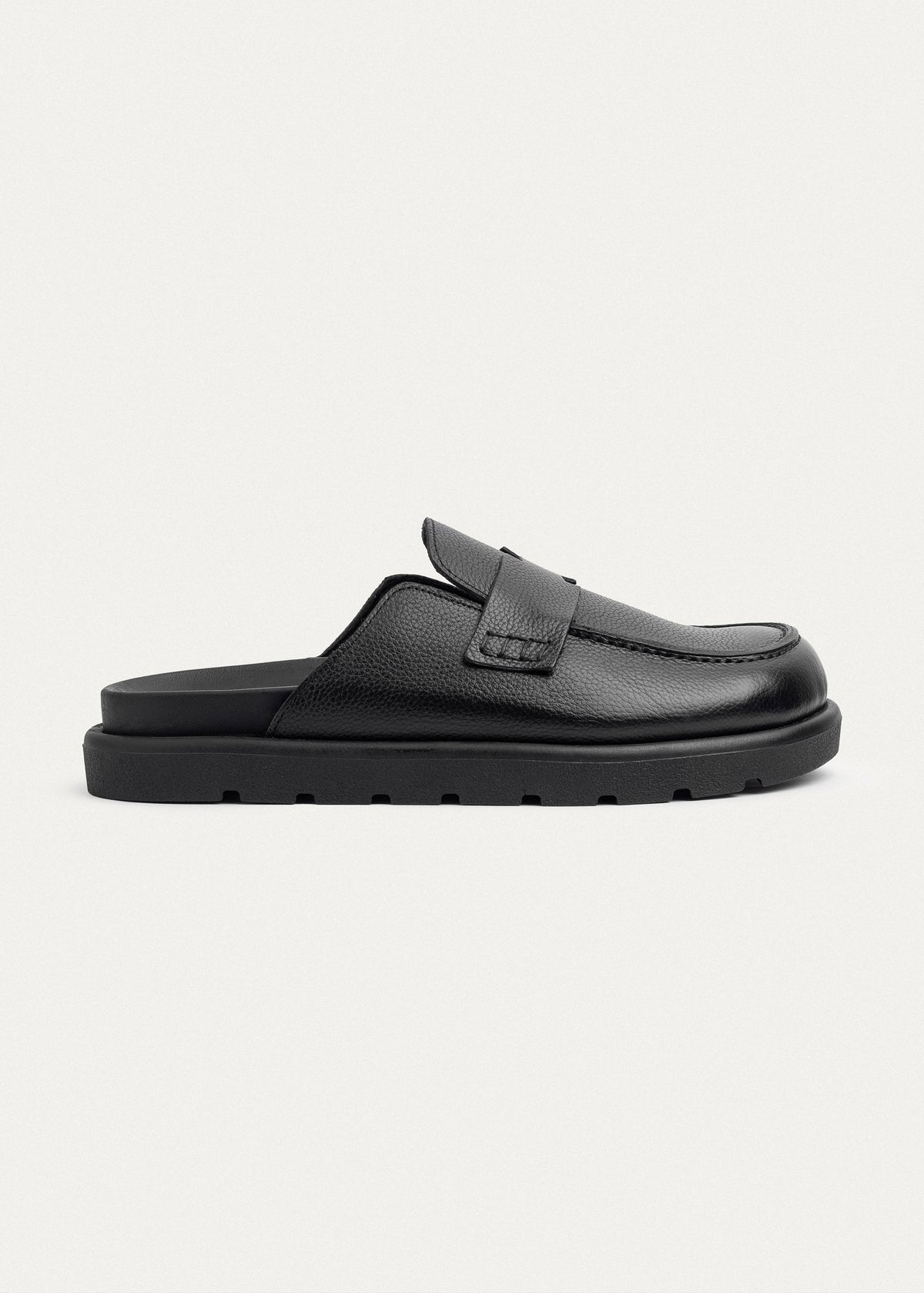 Pebbled Leather Loafer