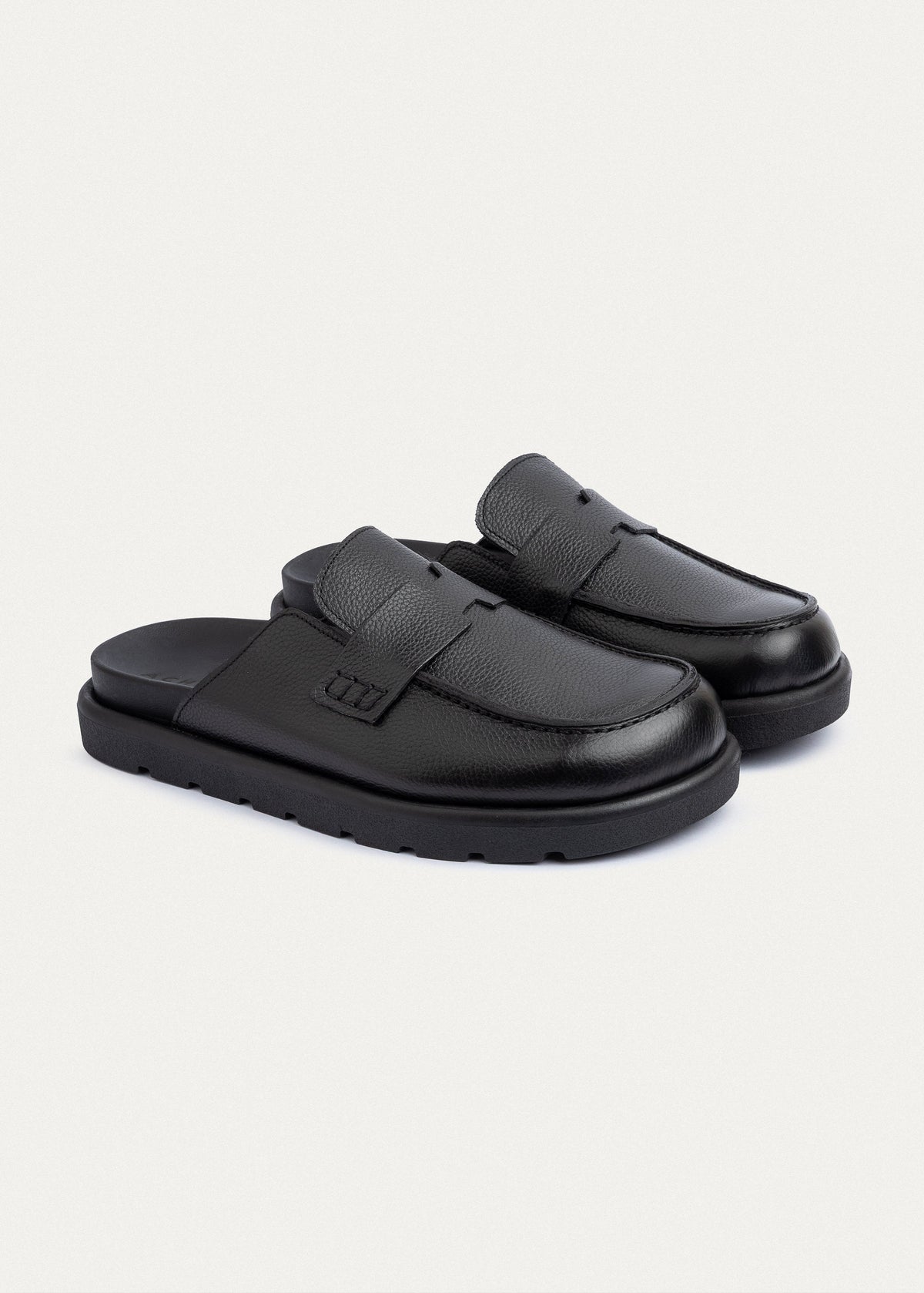 Pebbled Leather Loafer