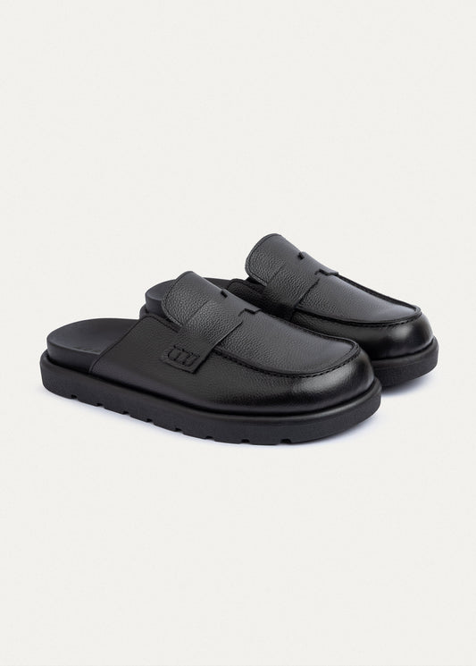 Pebbled Leather Loafer