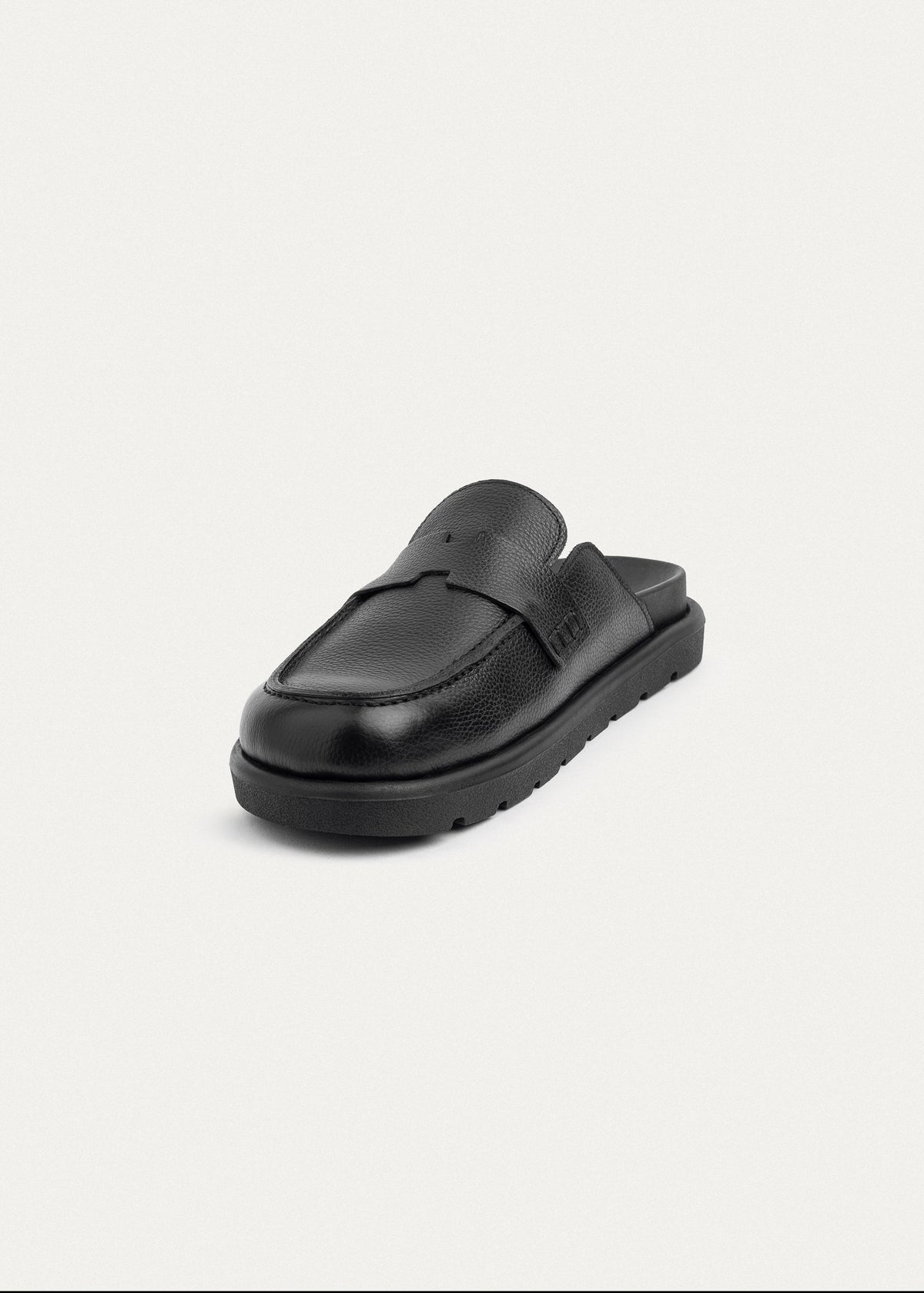 Pebbled Leather Loafer