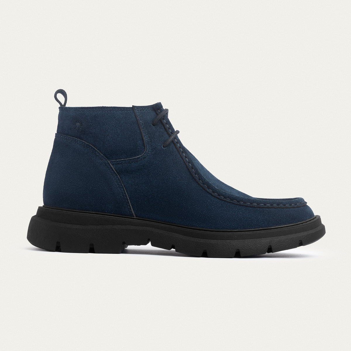 Leather Chukka Boot II — Navy Blue