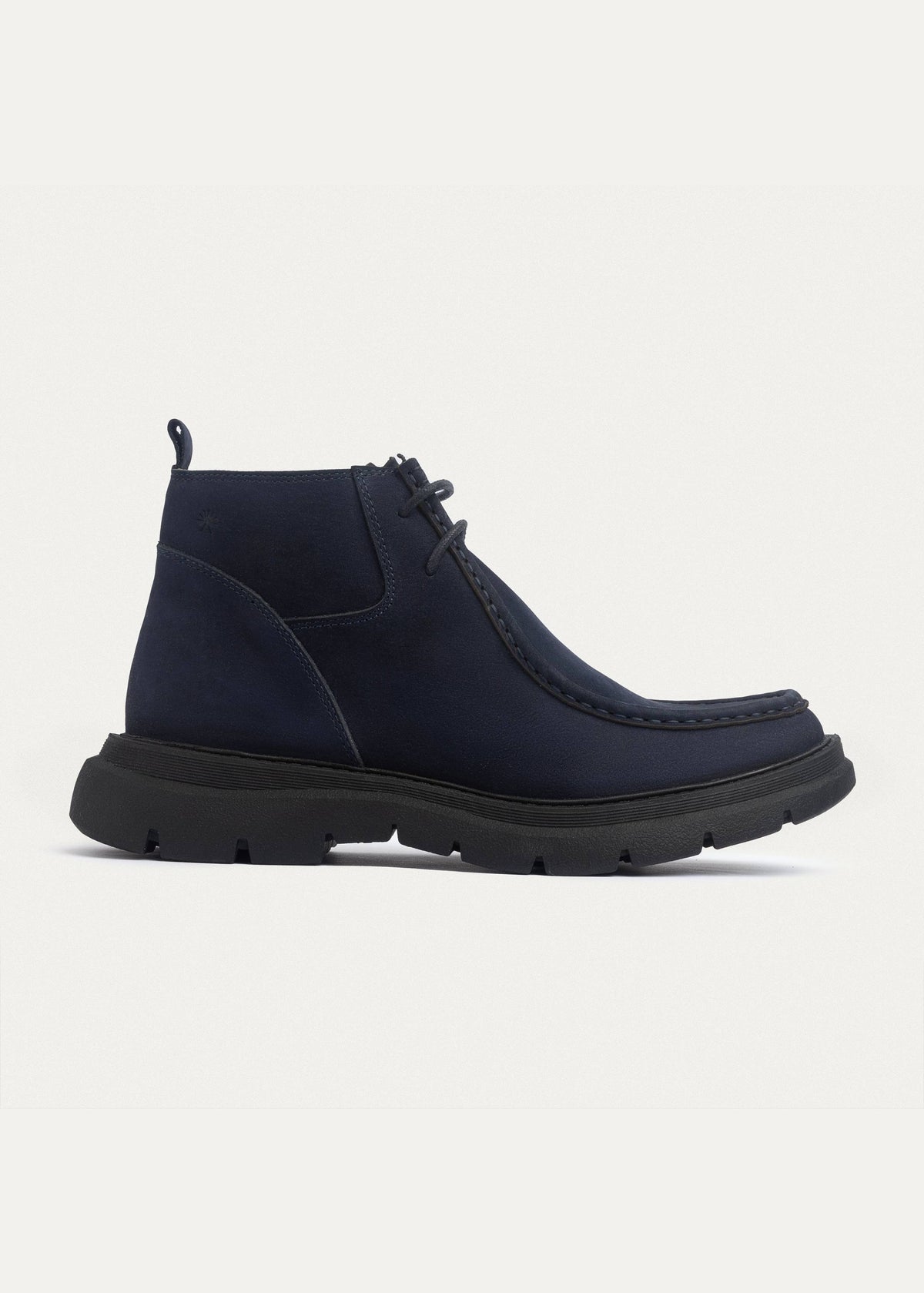 Leather Chukka Boot — Navy Blue