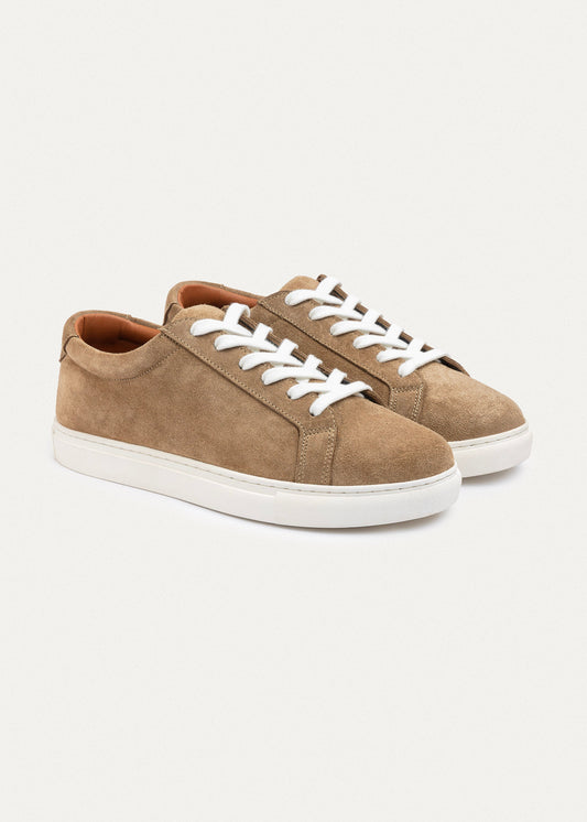Leather Comfort Sneaker — Cafe