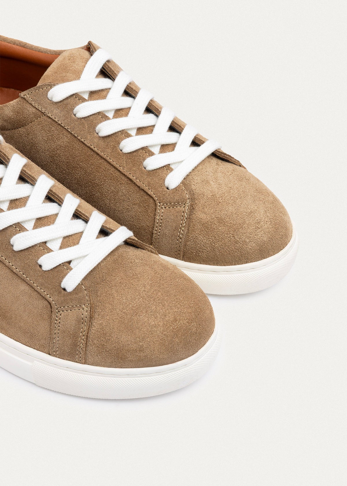 Leather Comfort Sneaker — Cafe