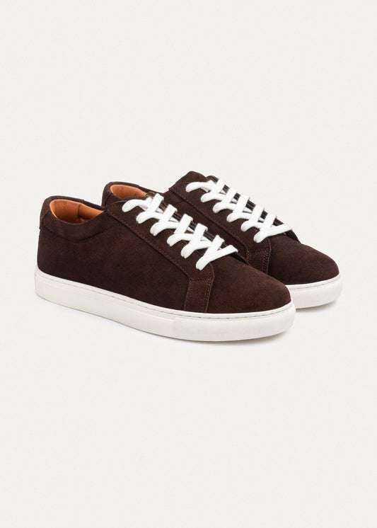 Leather Comfort Sneaker — Brown