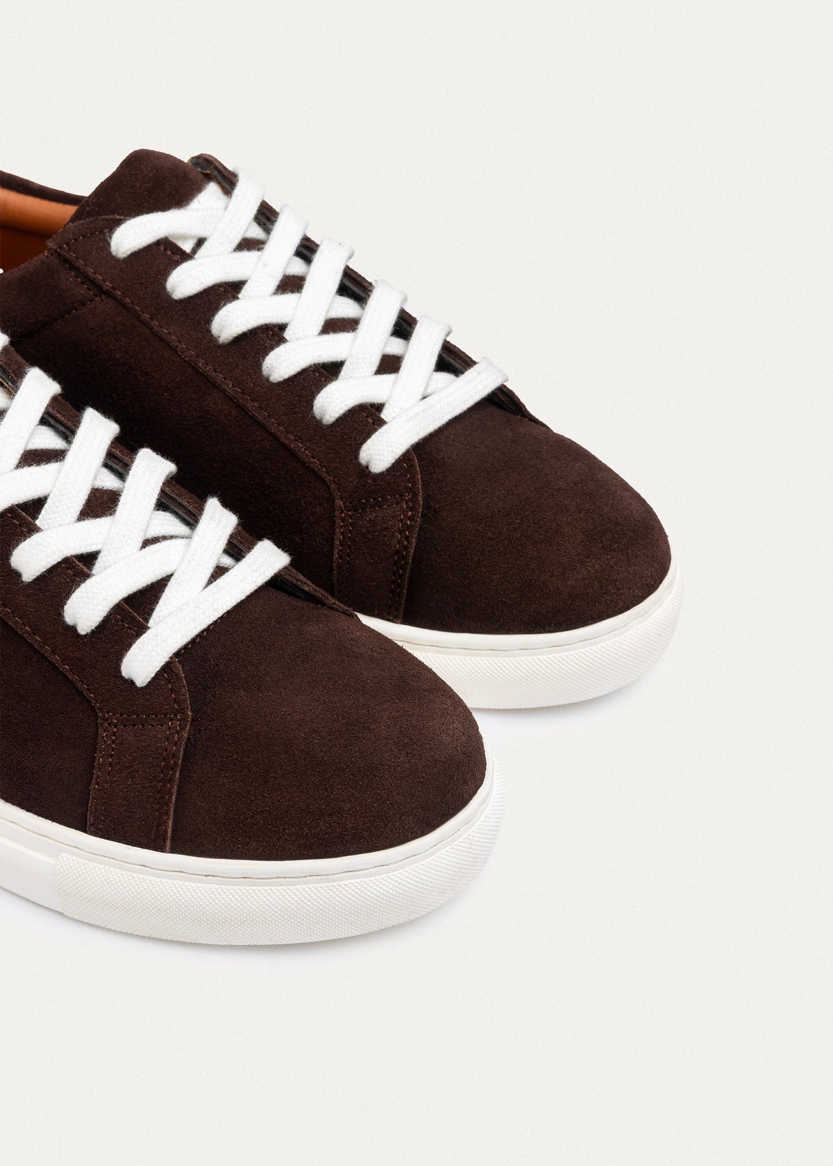 Leather Comfort Sneaker — Brown