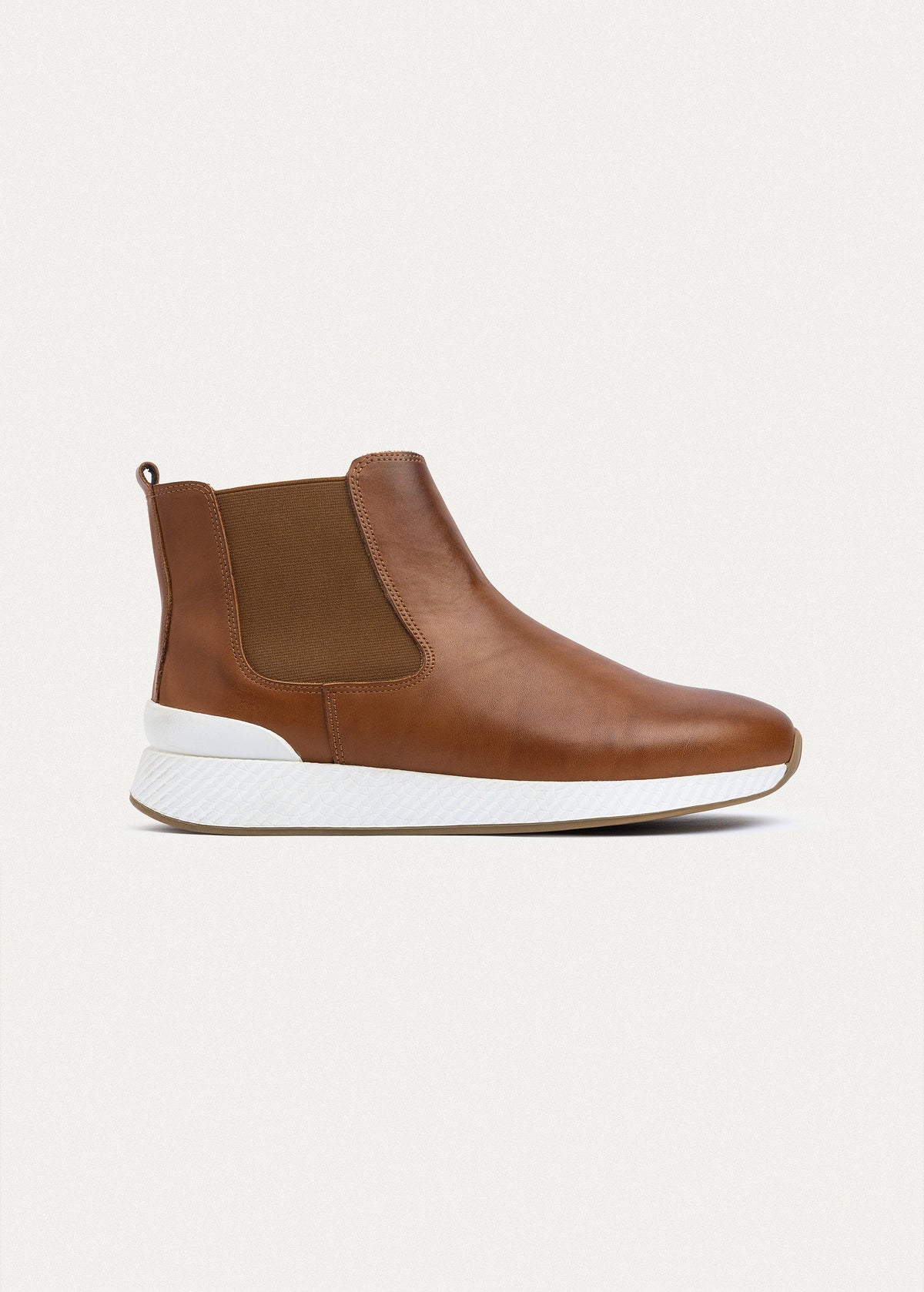 Leather Chelsea Sneaker — Havana