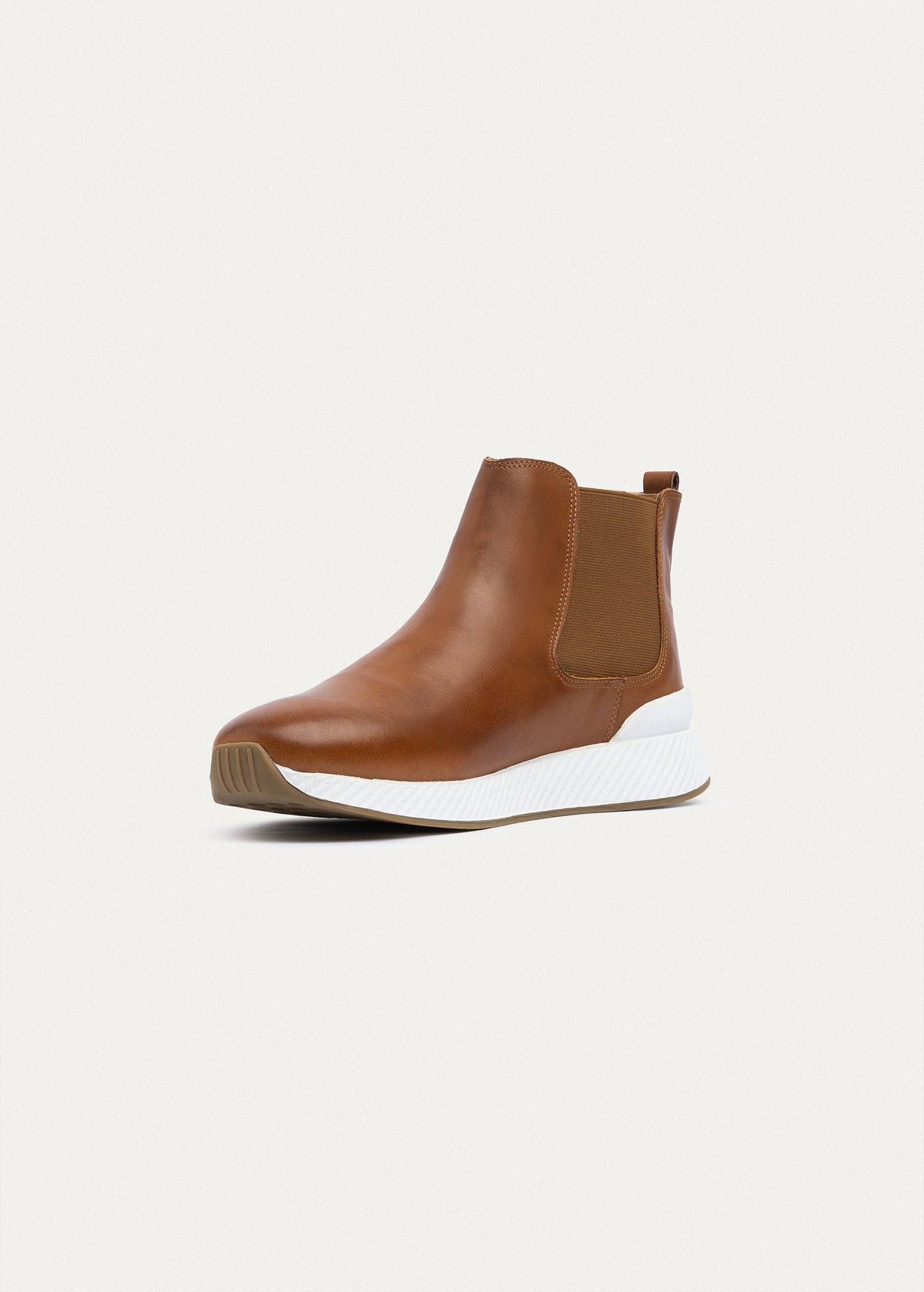Leather Chelsea Sneaker — Havana