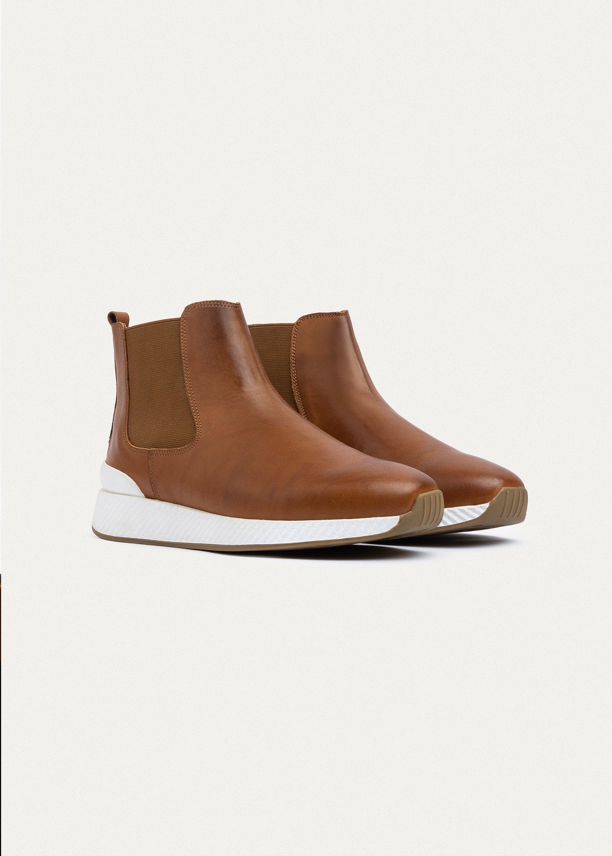 Leather Chelsea Sneaker — Havana