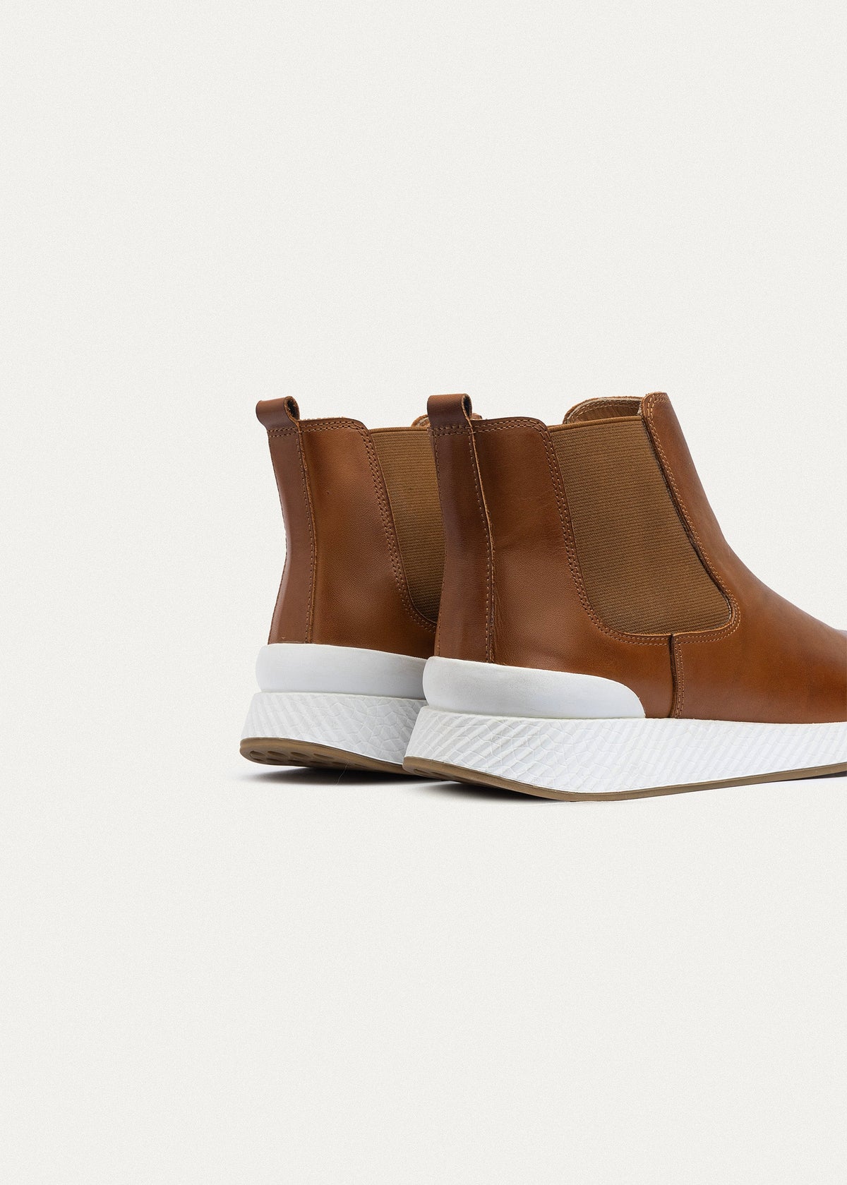 Leather Chelsea Sneaker — Havana