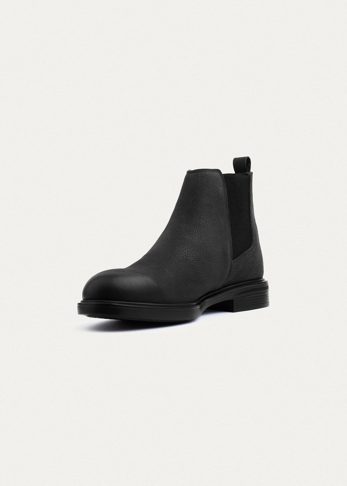 Classic Nubuck Chelsea Boots — Black