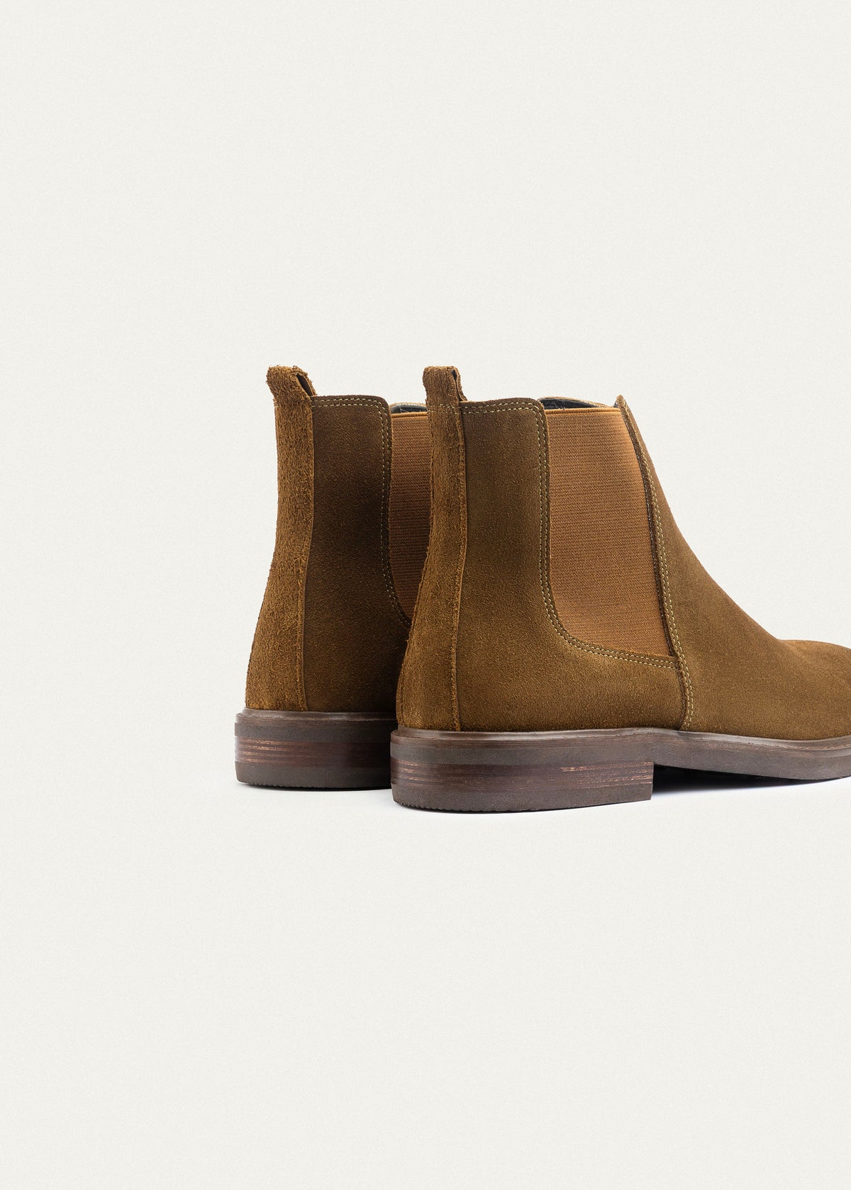Premium Suede Chelsea Boot — Sandy Brown
