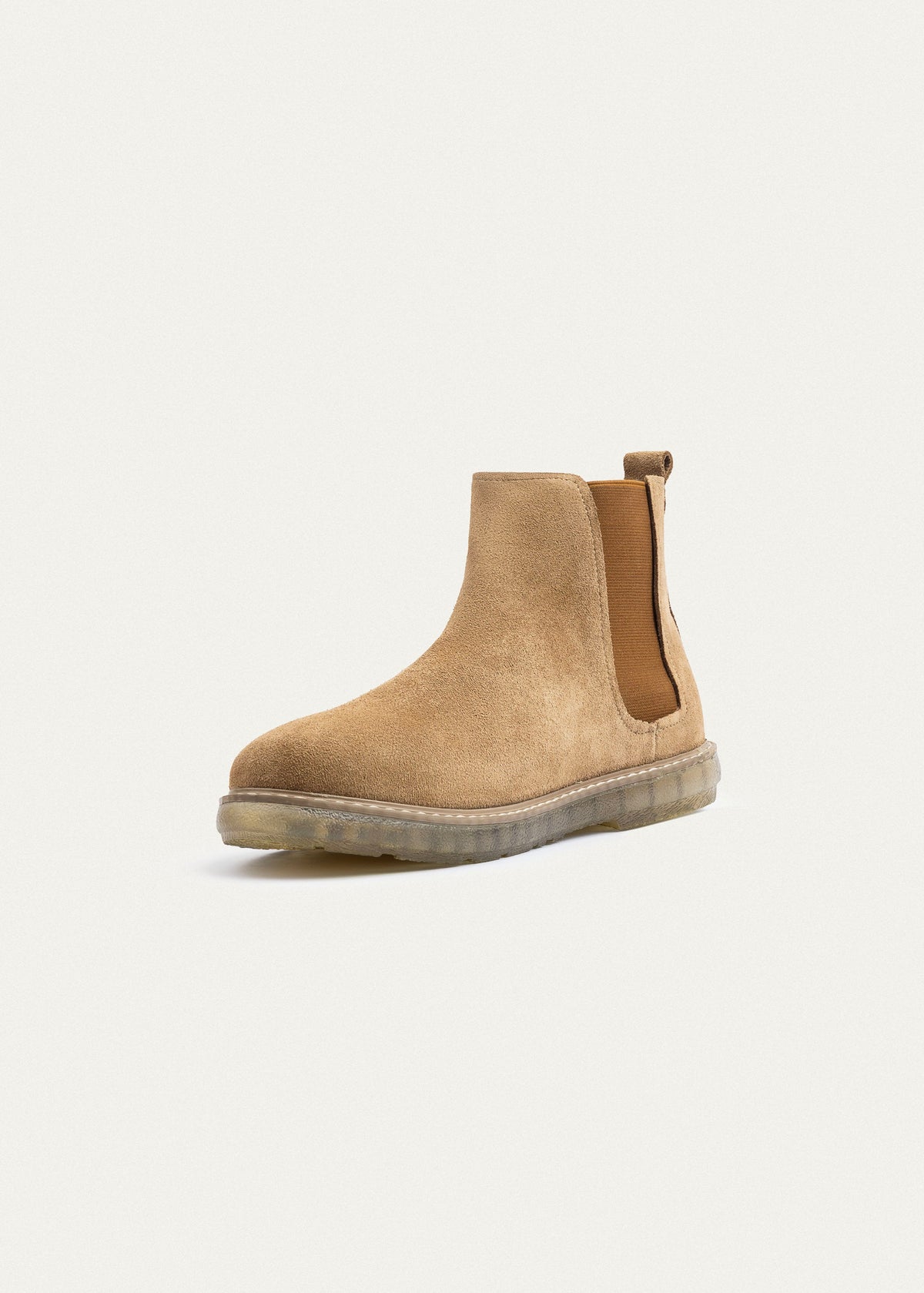 Suede Chelsea Boot — Cafe