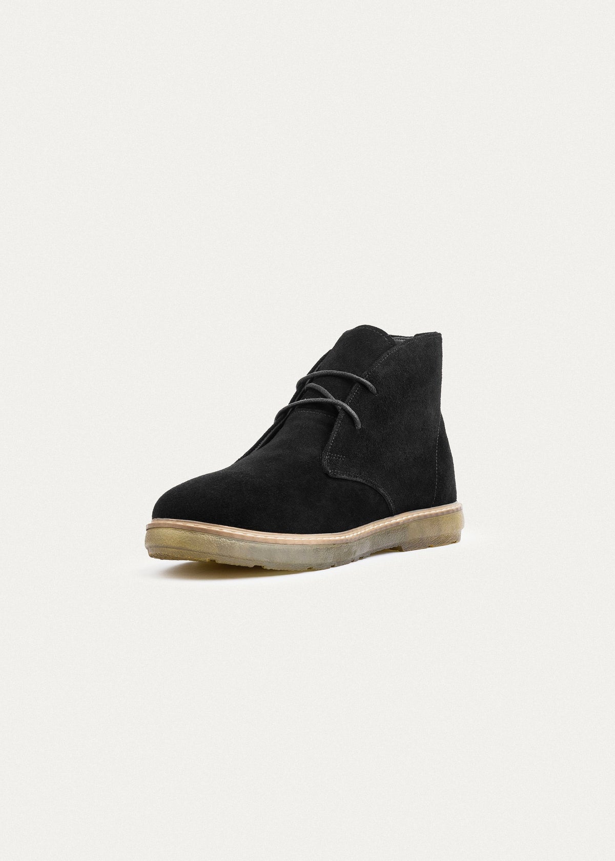 Suede Desert Boot — Black