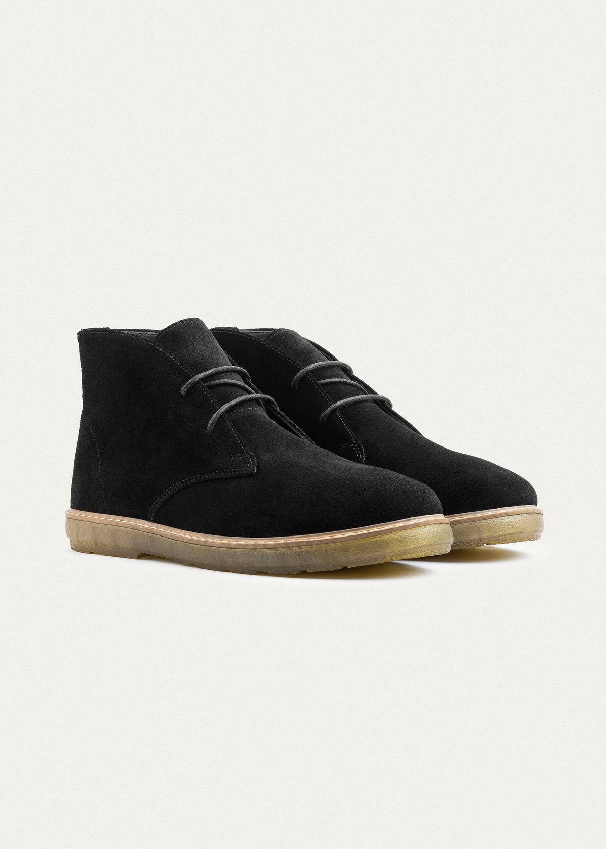 Suede Desert Boot — Black