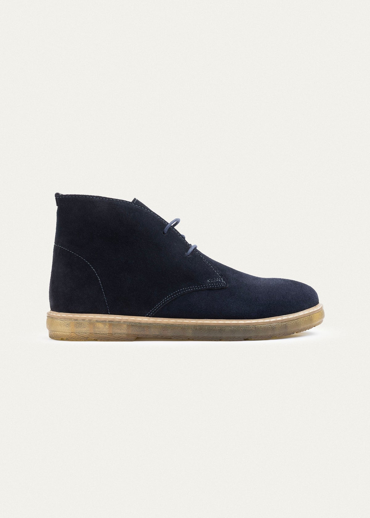 Suede Desert Boot — Navy Blue