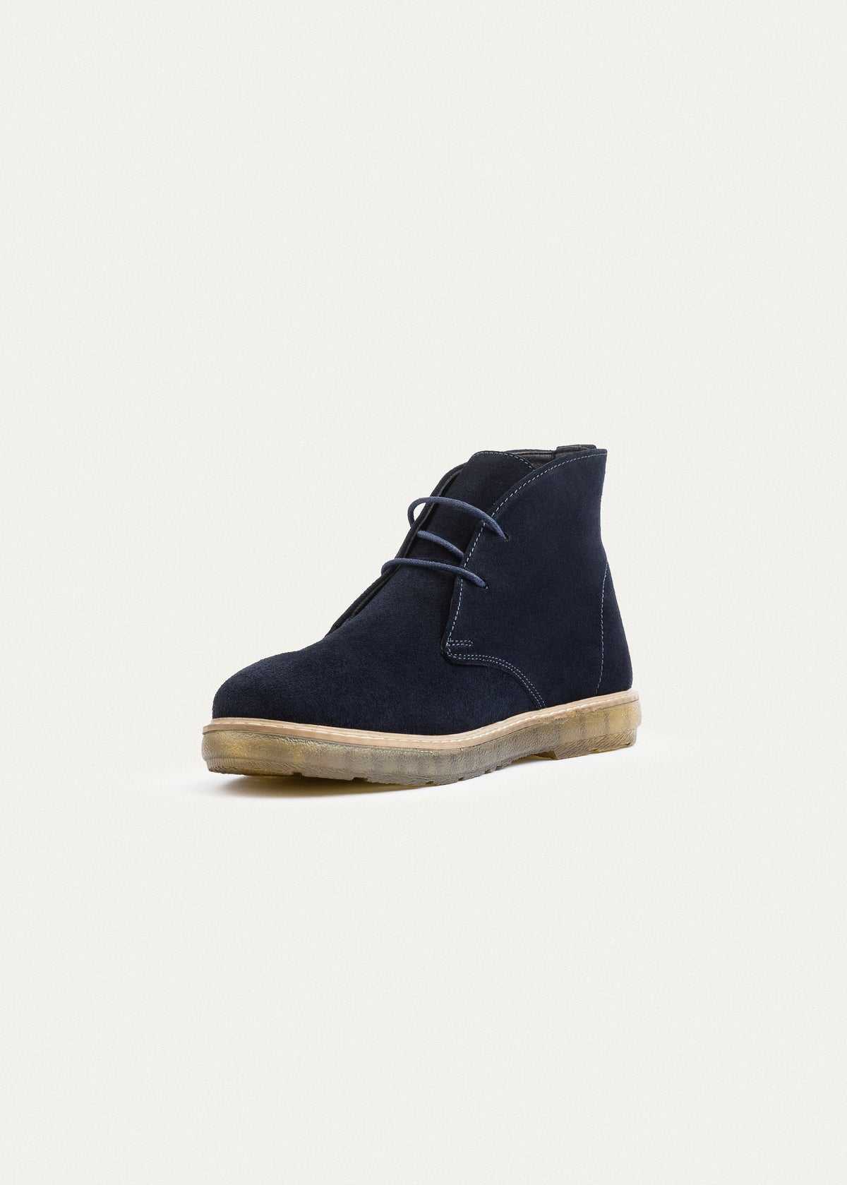 Suede Desert Boot — Navy Blue