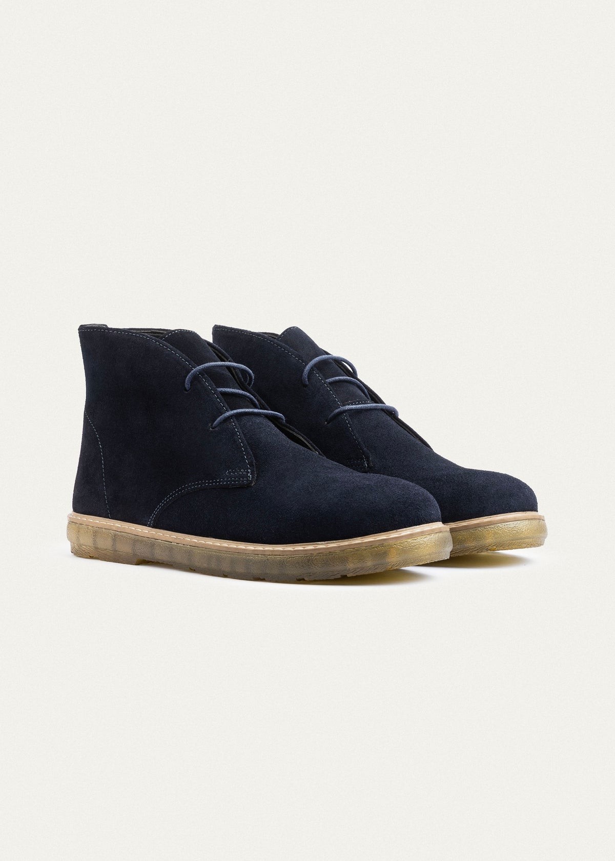 Suede Desert Boot — Navy Blue