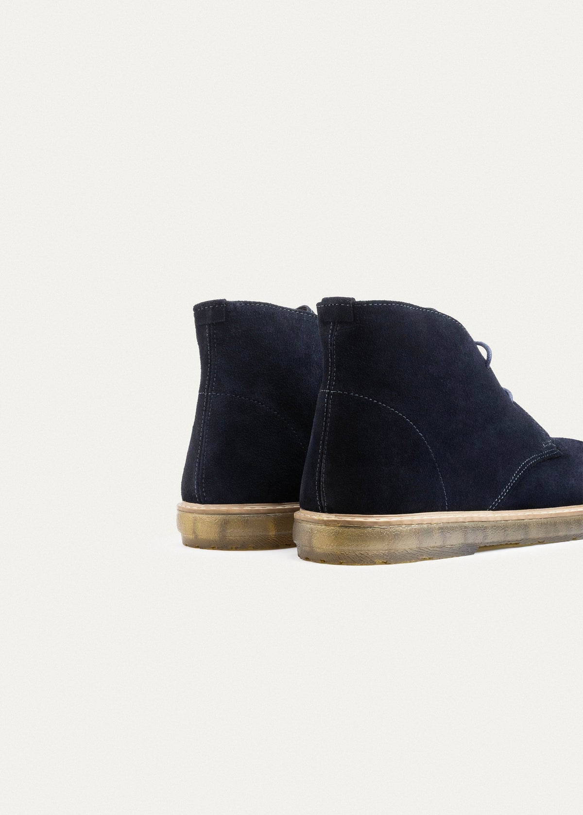 Suede Desert Boot — Navy Blue