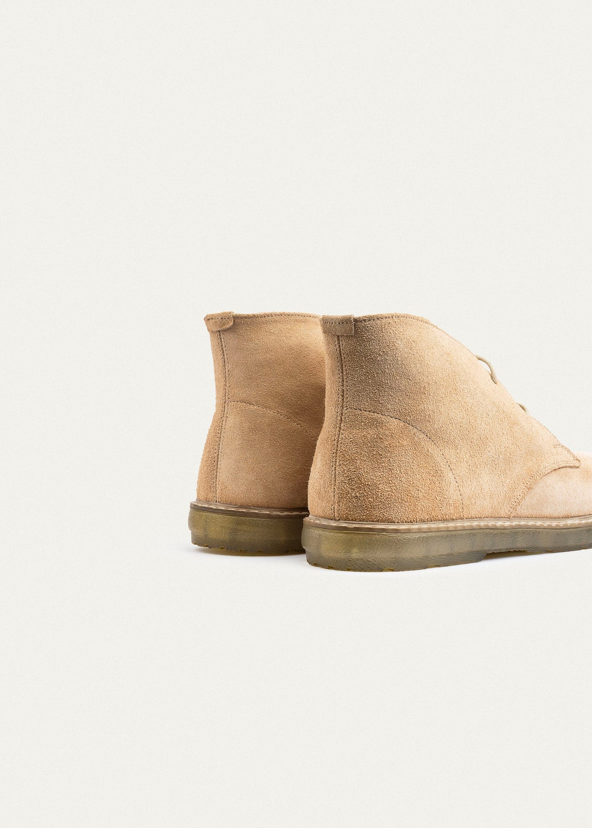 Suede Desert Boot — Beige